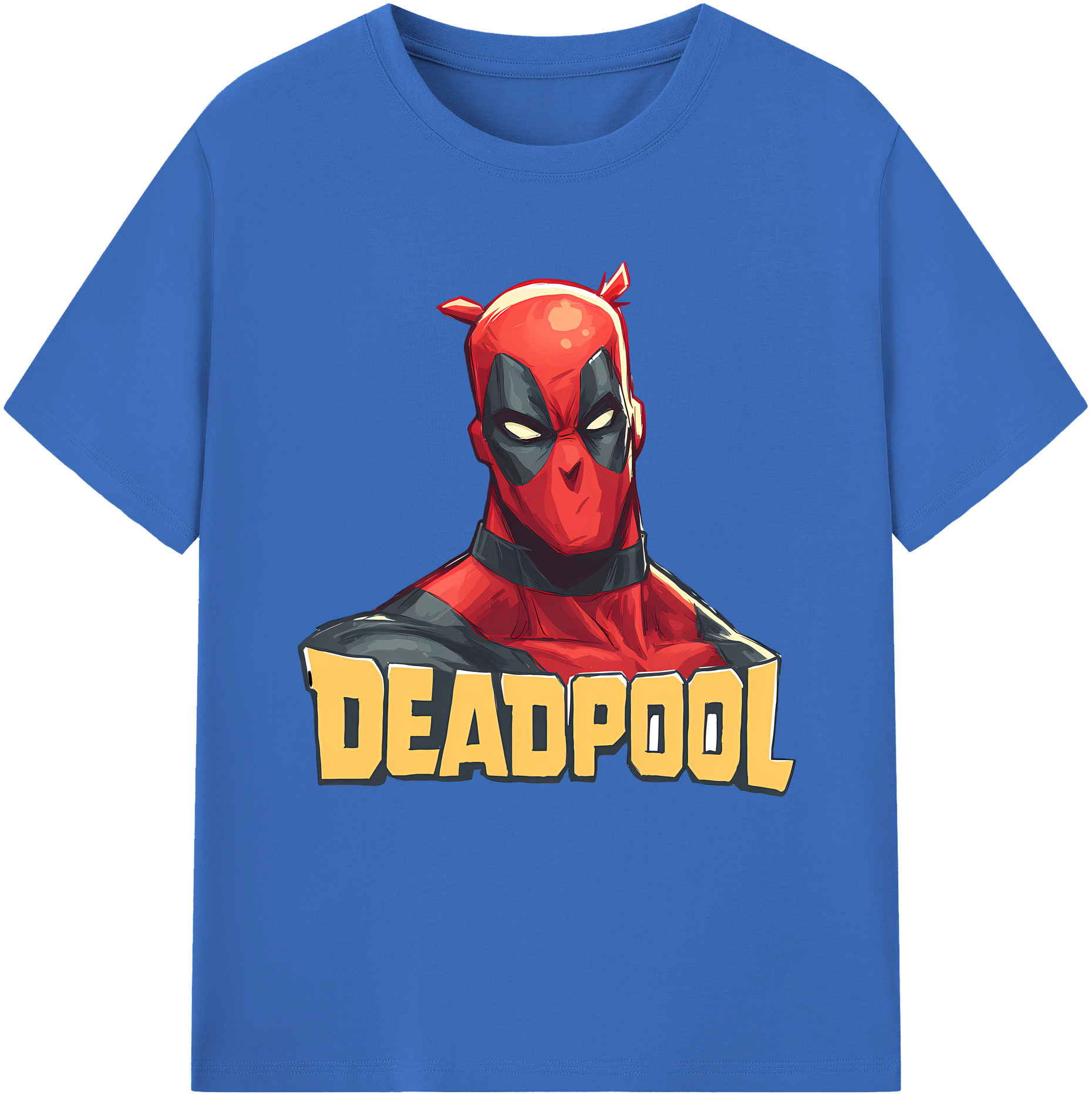（画像用） Deadpool デッドプール 綿100％半袖Tシャツ（フロントプリント）