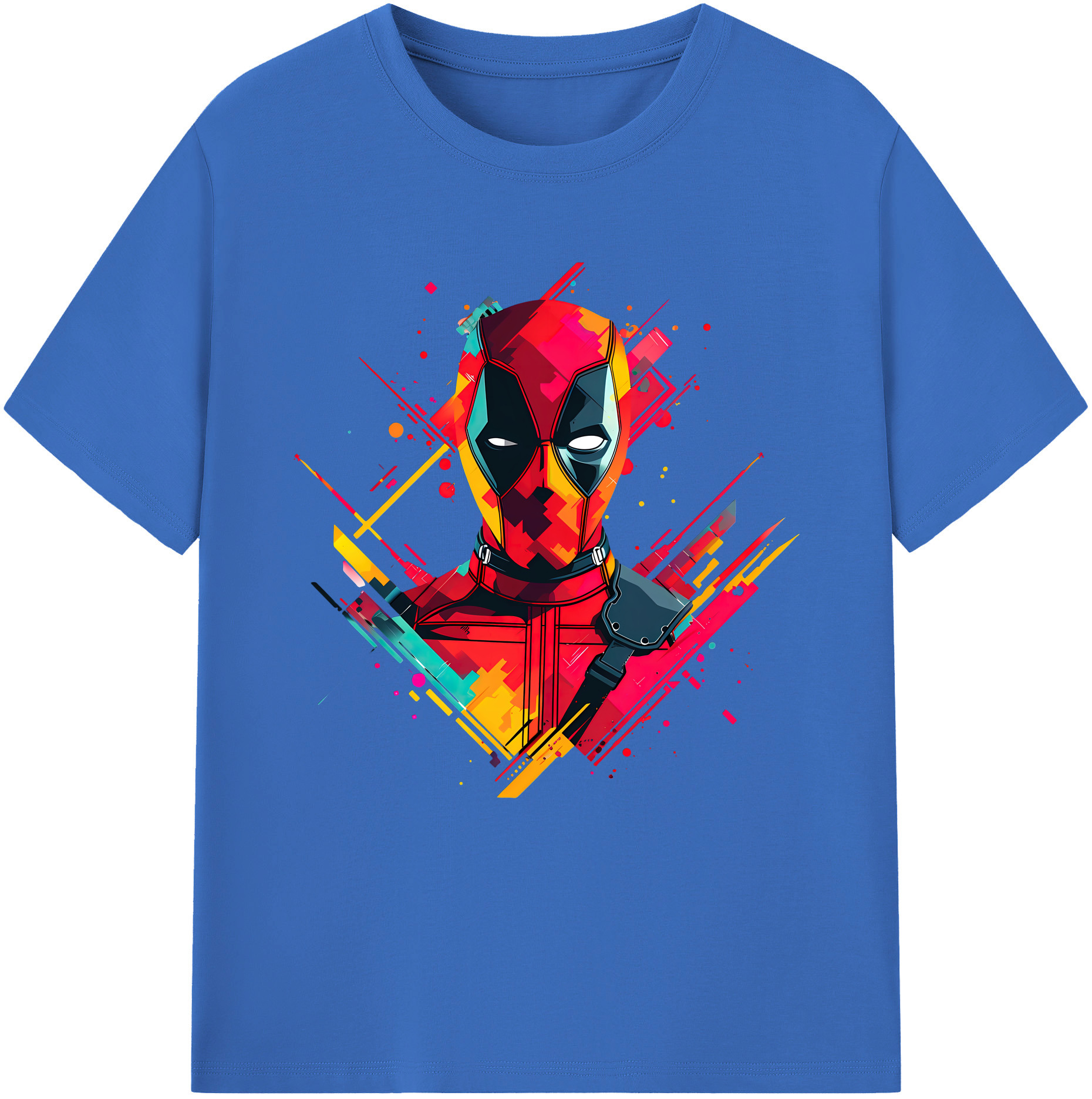 （画像用） Deadpool デッドプール 綿100％半袖Tシャツ（フロントプリント）