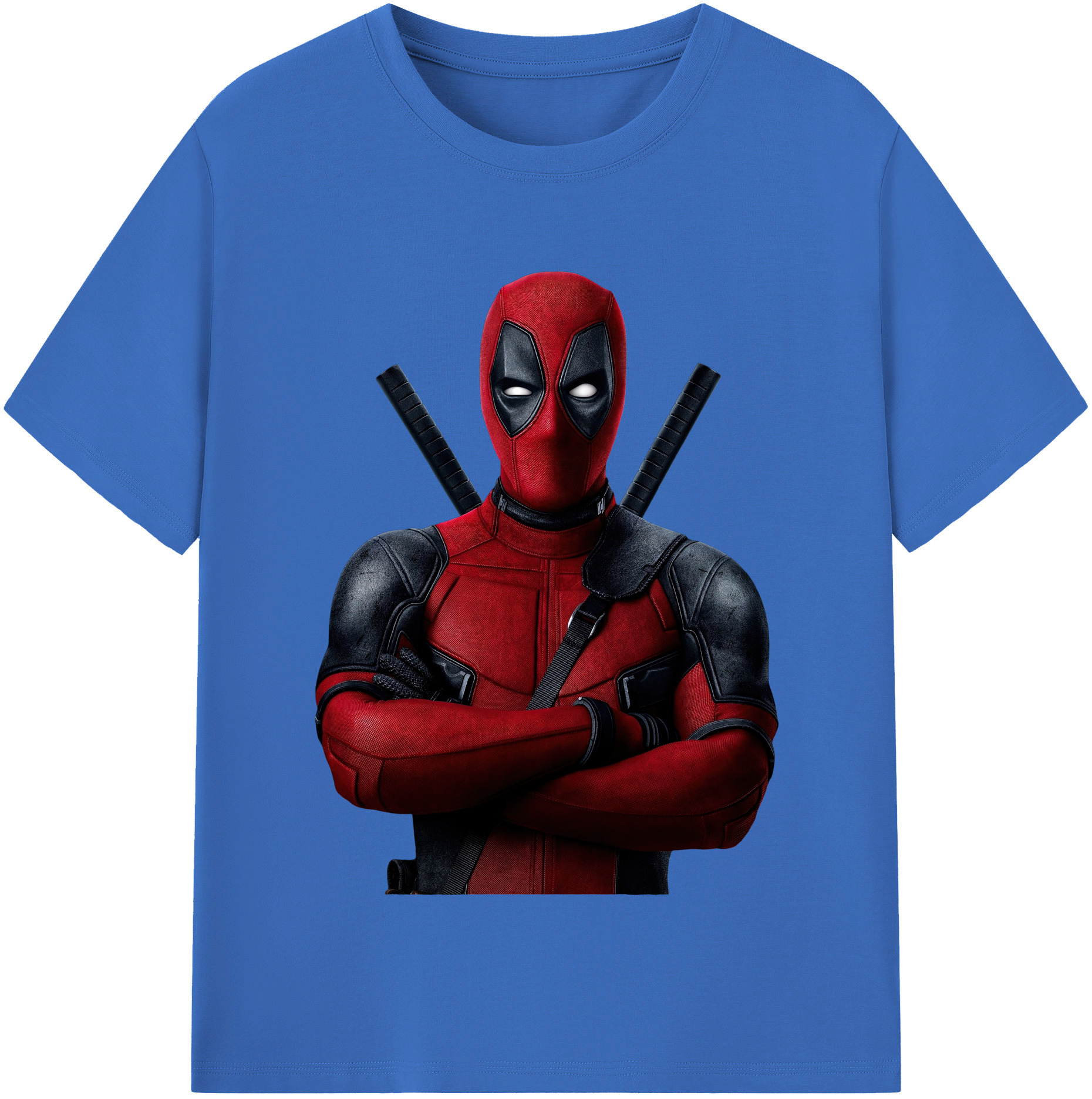 （画像用） Deadpool デッドプール 綿100％半袖Tシャツ（フロントプリント）