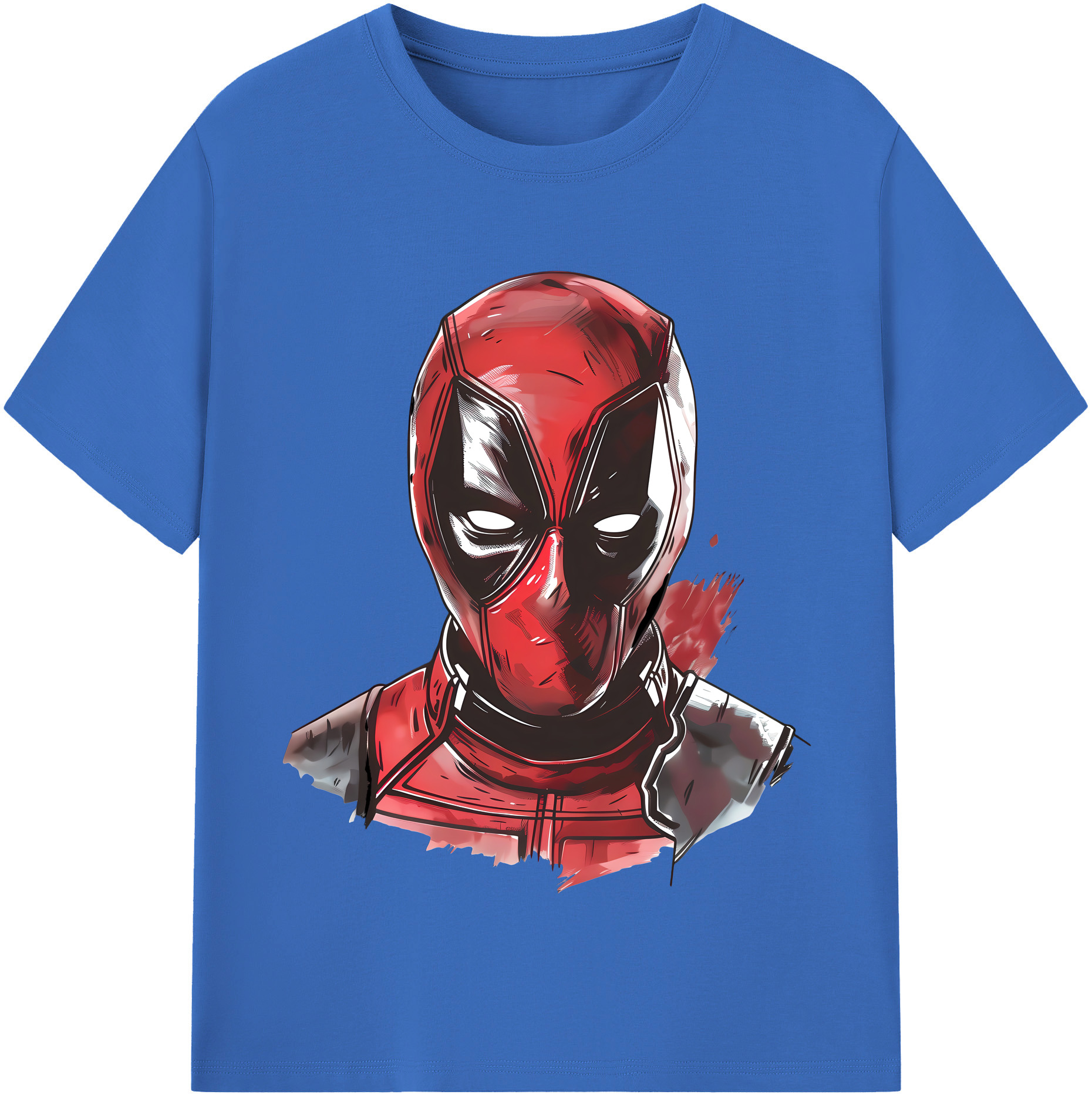 （画像用） Deadpool デッドプール 綿100％半袖Tシャツ（フロントプリント）