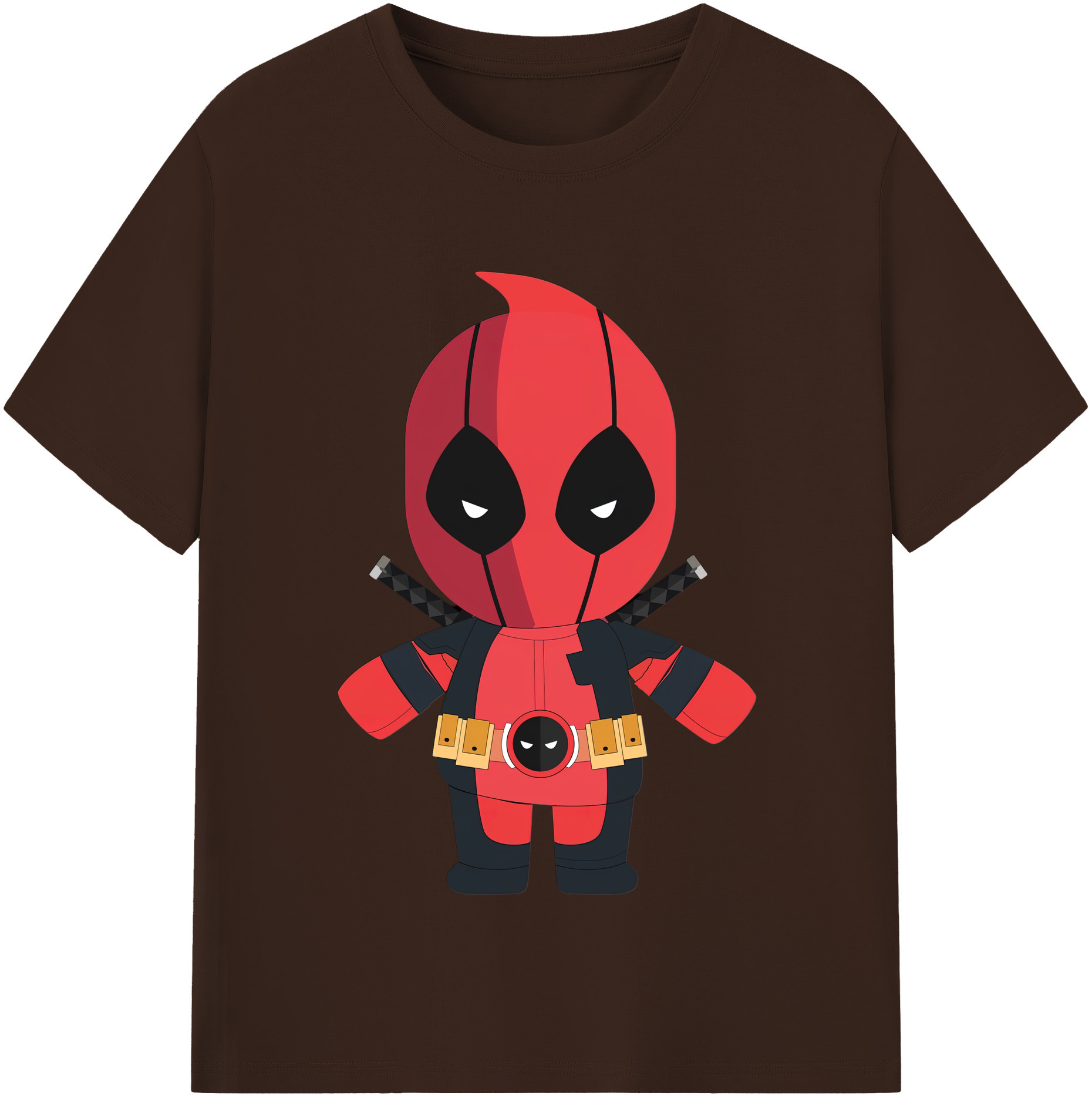 （画像用） Deadpool デッドプール 綿100％半袖Tシャツ（フロントプリント）