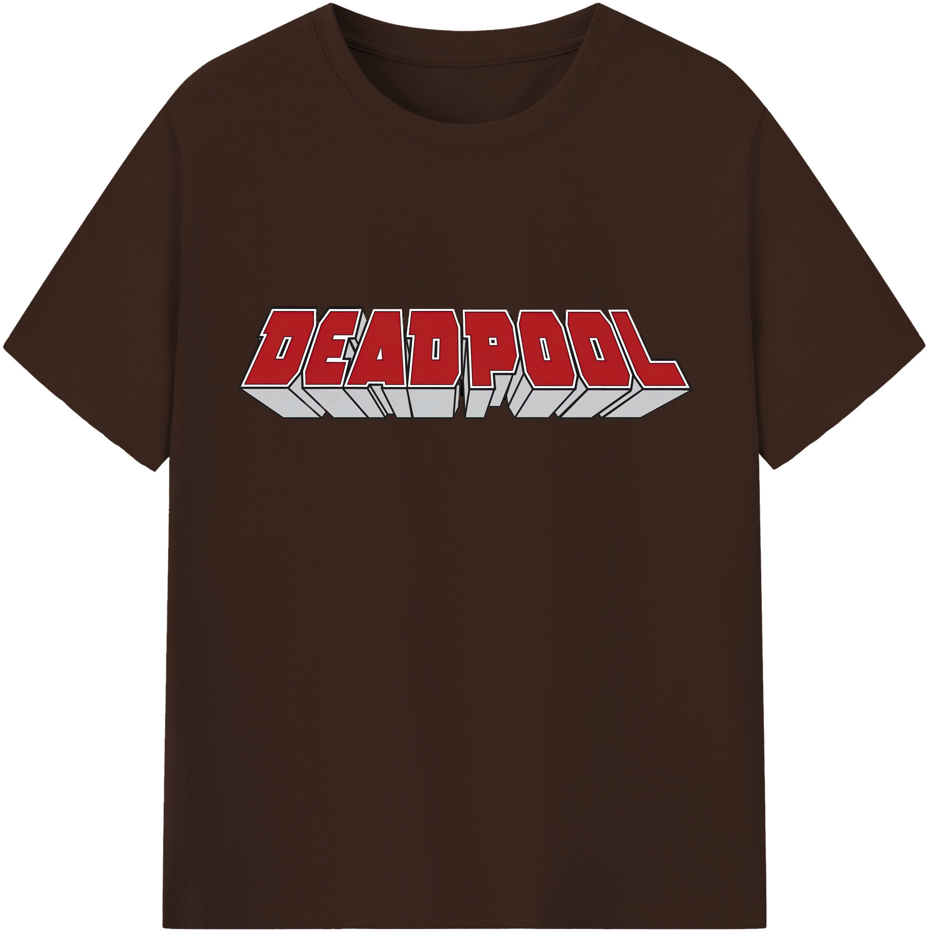 （画像用） Deadpool デッドプール 綿100％半袖Tシャツ（フロントプリント）