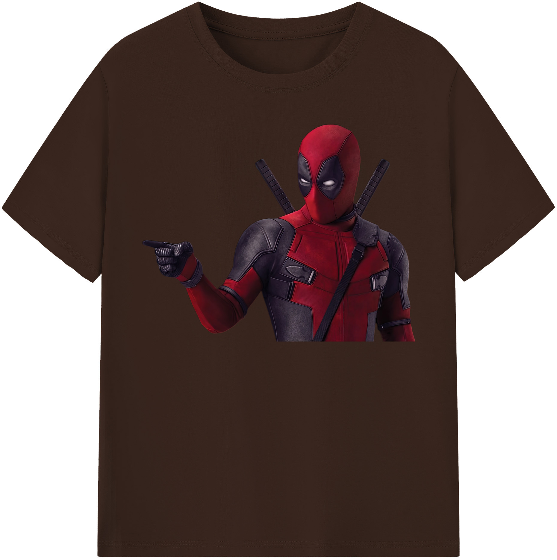 （画像用） Deadpool デッドプール 綿100％半袖Tシャツ（フロントプリント）