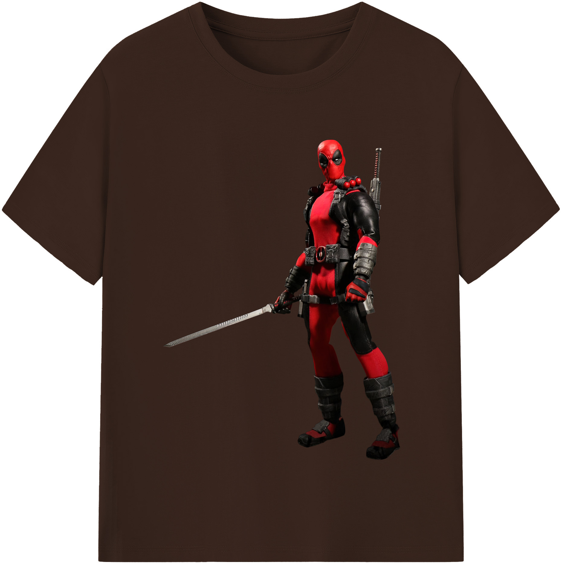 （画像用） Deadpool デッドプール 綿100％半袖Tシャツ（フロントプリント）