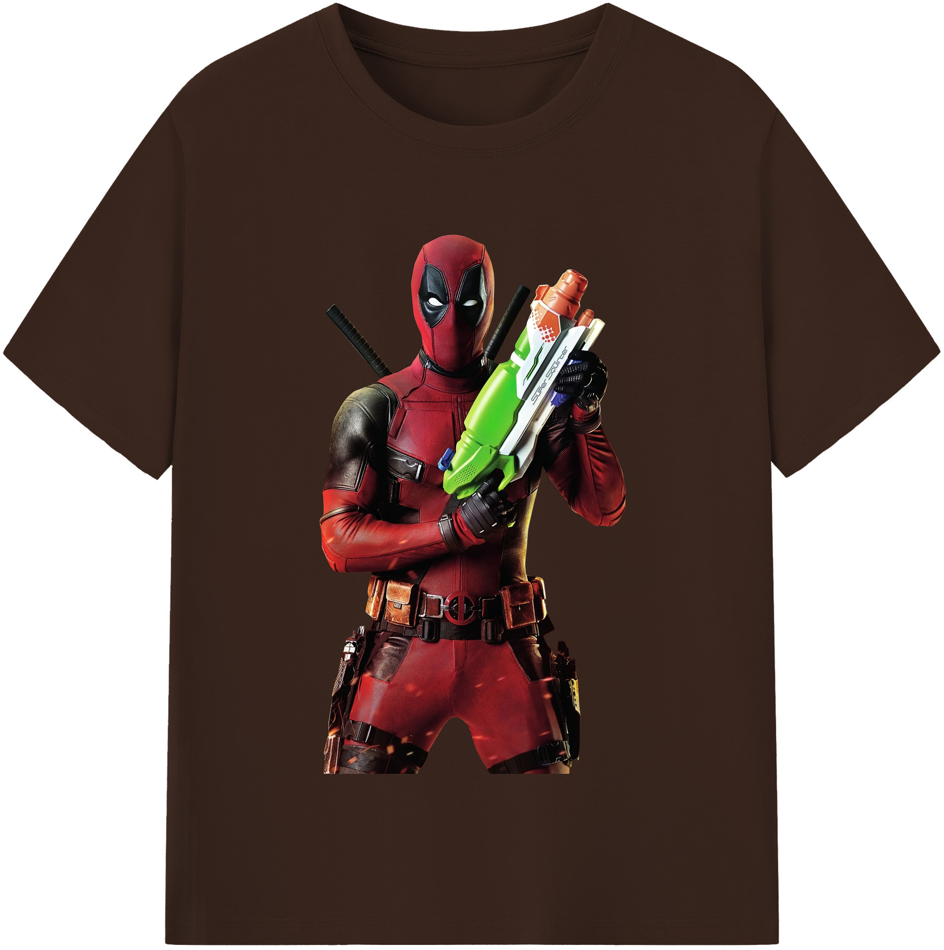 （画像用） Deadpool デッドプール 綿100％半袖Tシャツ（フロントプリント）