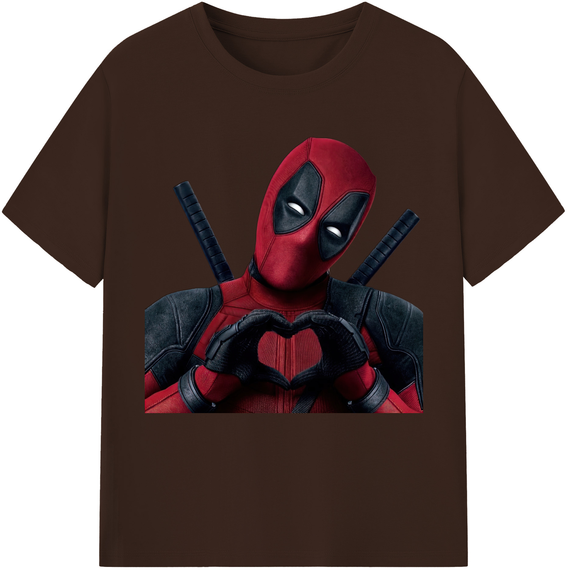 （画像用） Deadpool デッドプール 綿100％半袖Tシャツ（フロントプリント）