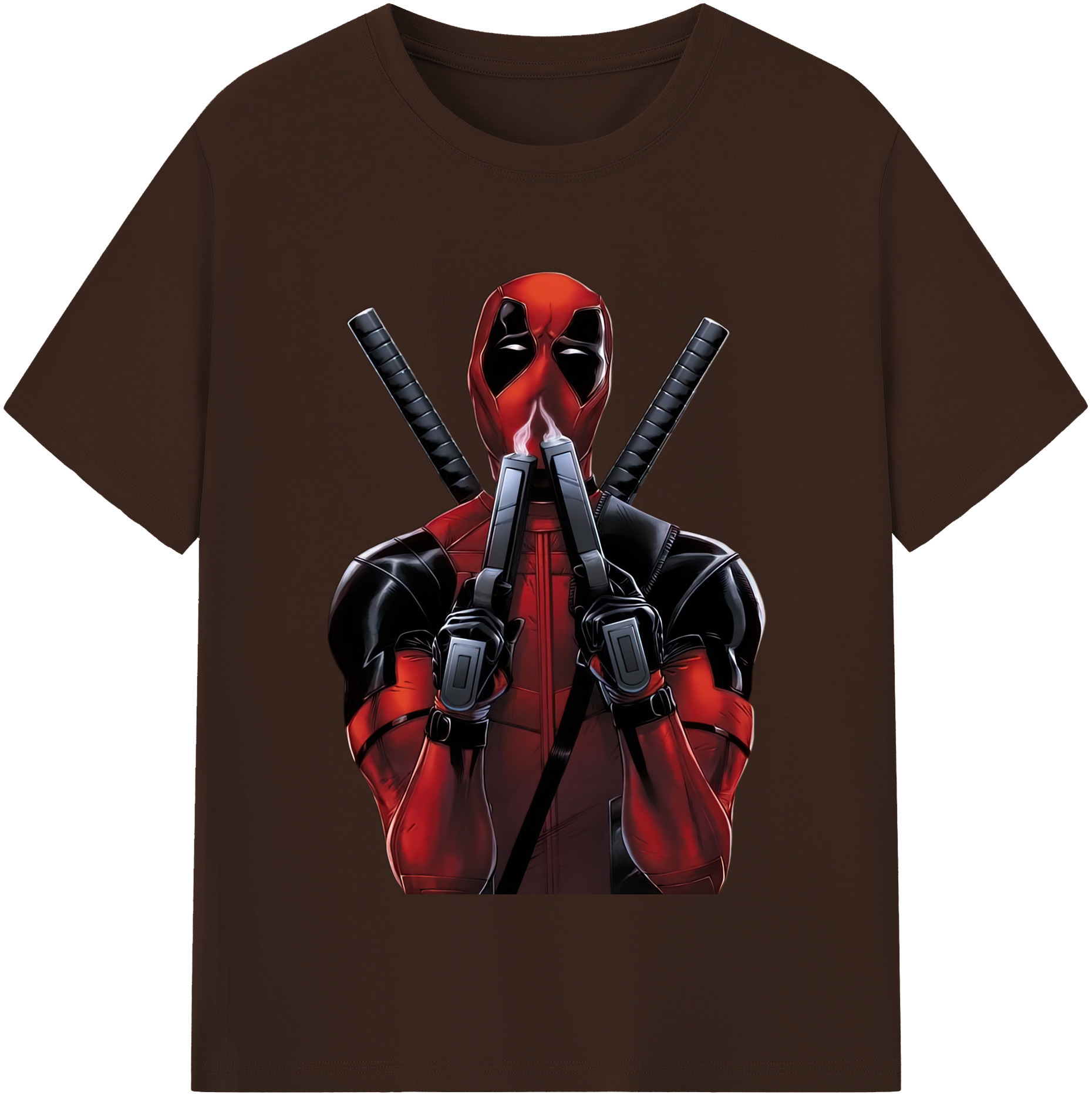 （画像用） Deadpool デッドプール 綿100％半袖Tシャツ（フロントプリント）