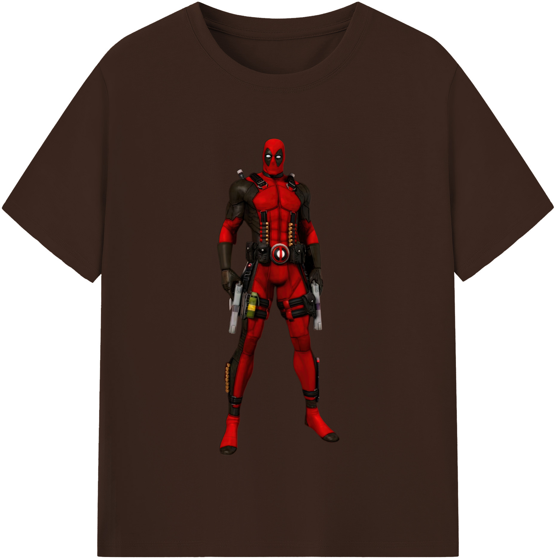 （画像用） Deadpool デッドプール 綿100％半袖Tシャツ（フロントプリント）