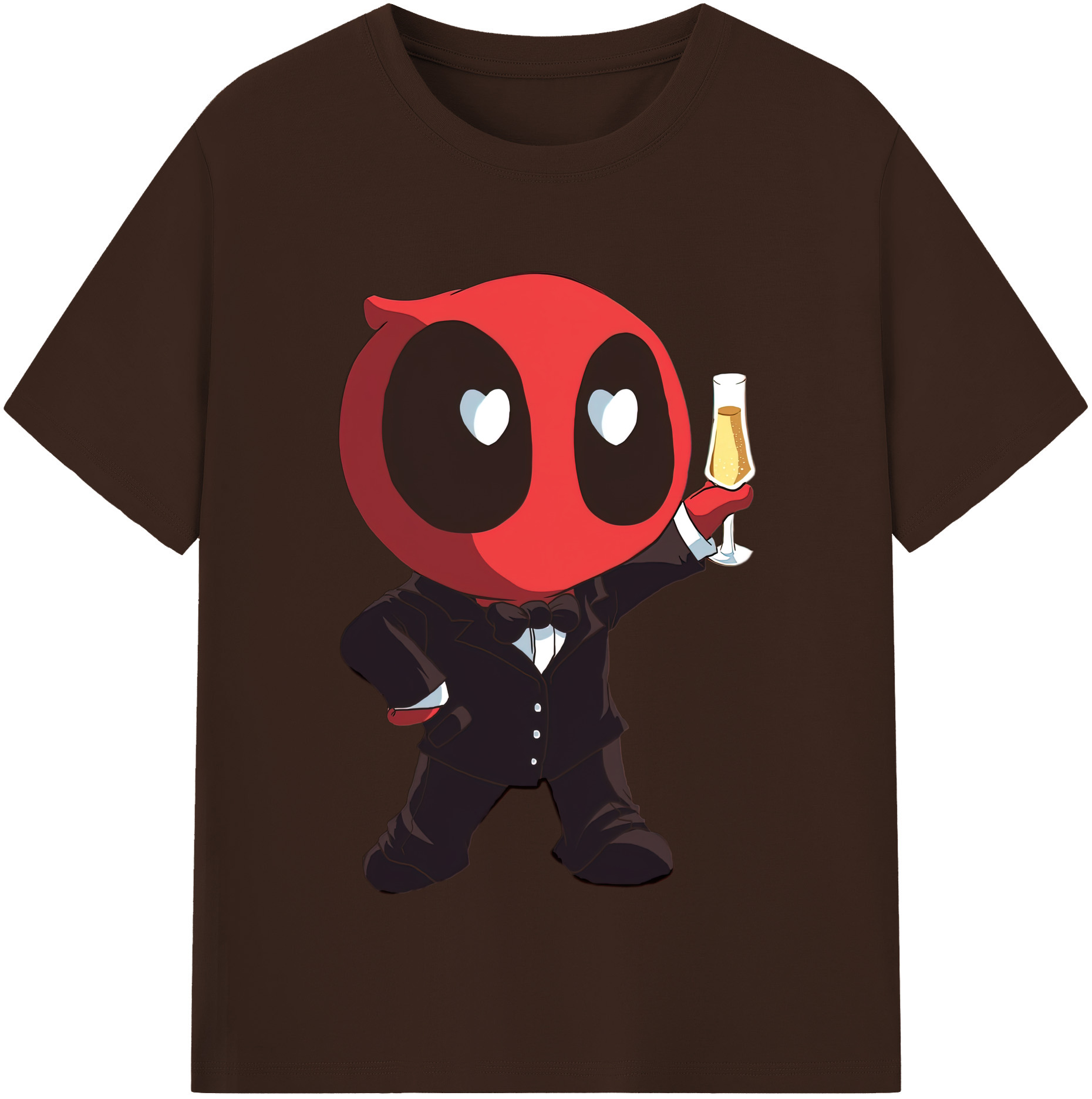 （画像用） Deadpool デッドプール 綿100％半袖Tシャツ（フロントプリント）