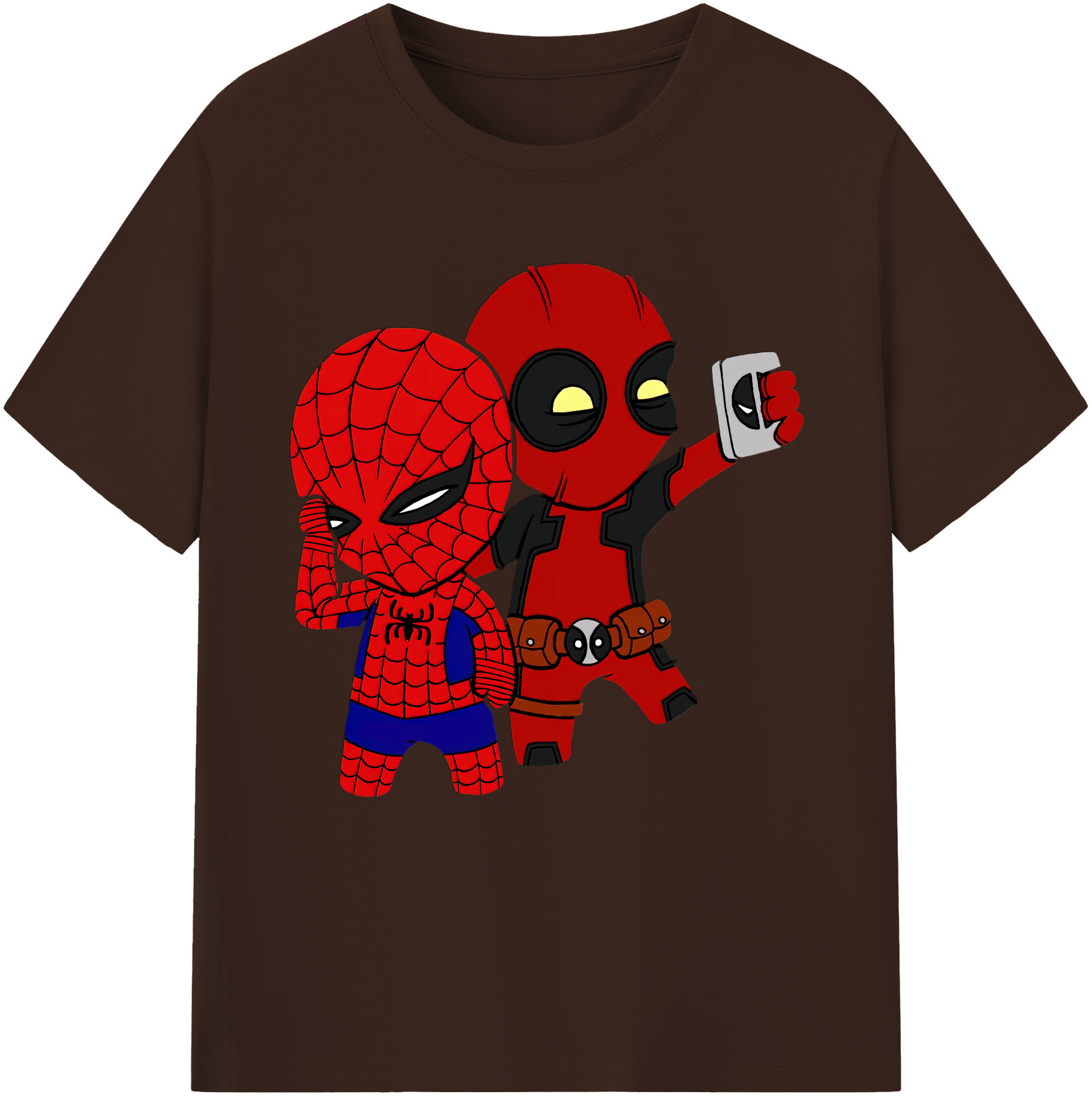 （画像用） Deadpool デッドプール 綿100％半袖Tシャツ（フロントプリント）