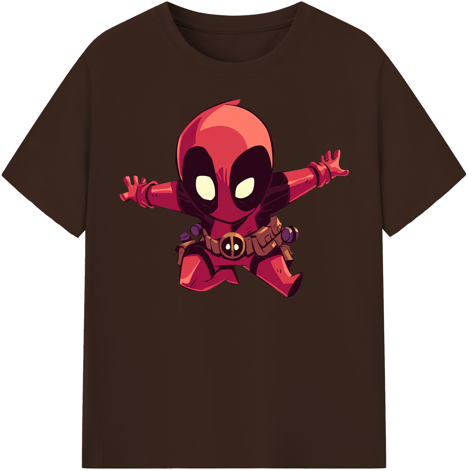 （画像用） Deadpool デッドプール 綿100％半袖Tシャツ（フロントプリント）