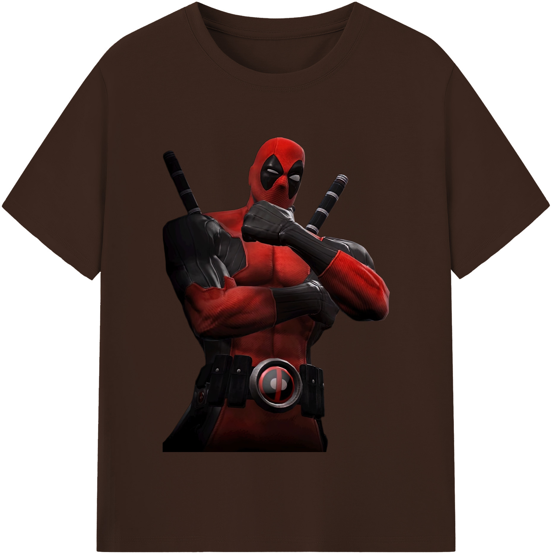 （画像用） Deadpool デッドプール 綿100％半袖Tシャツ（フロントプリント）