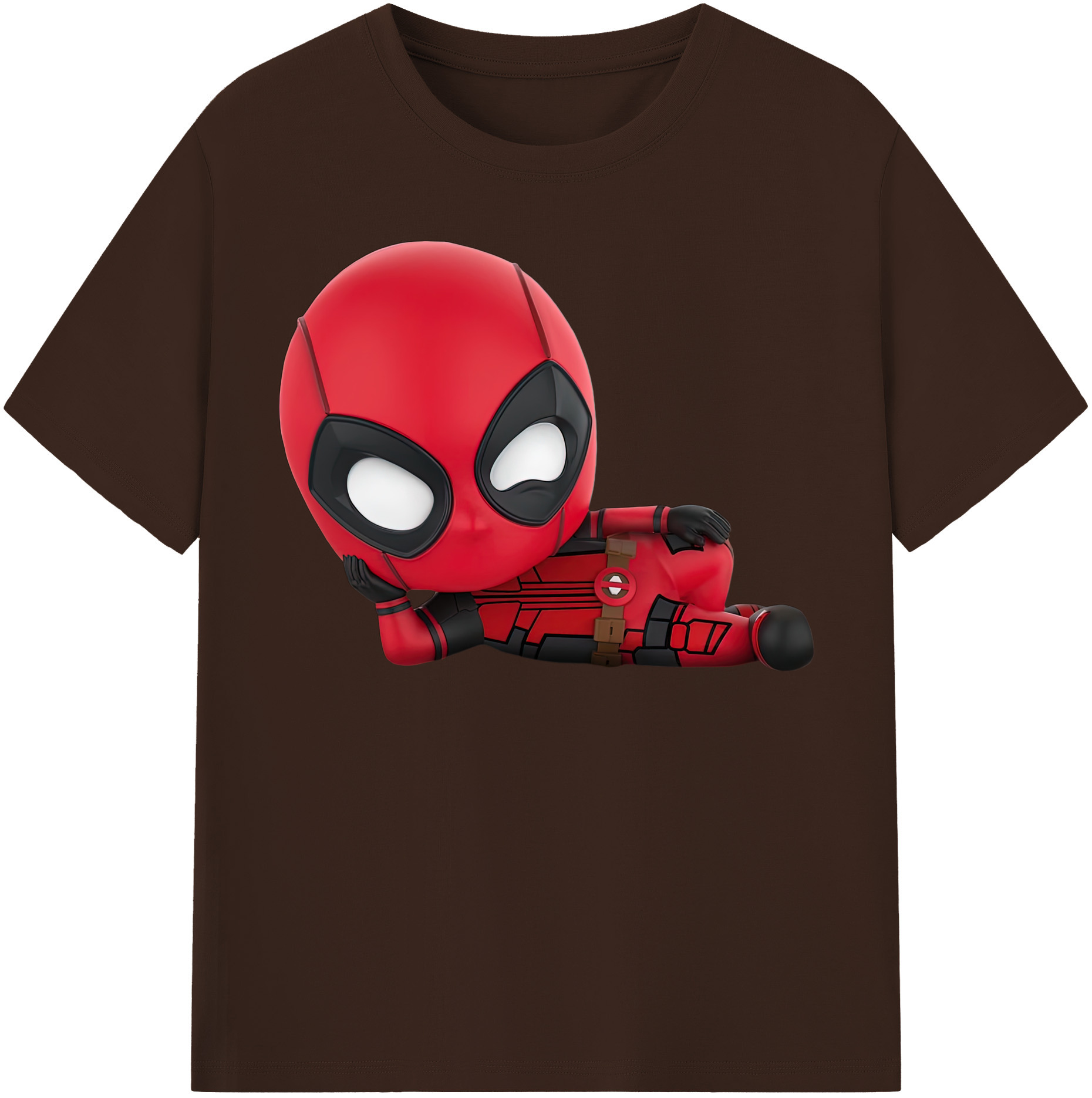 （画像用） Deadpool デッドプール 綿100％半袖Tシャツ（フロントプリント）