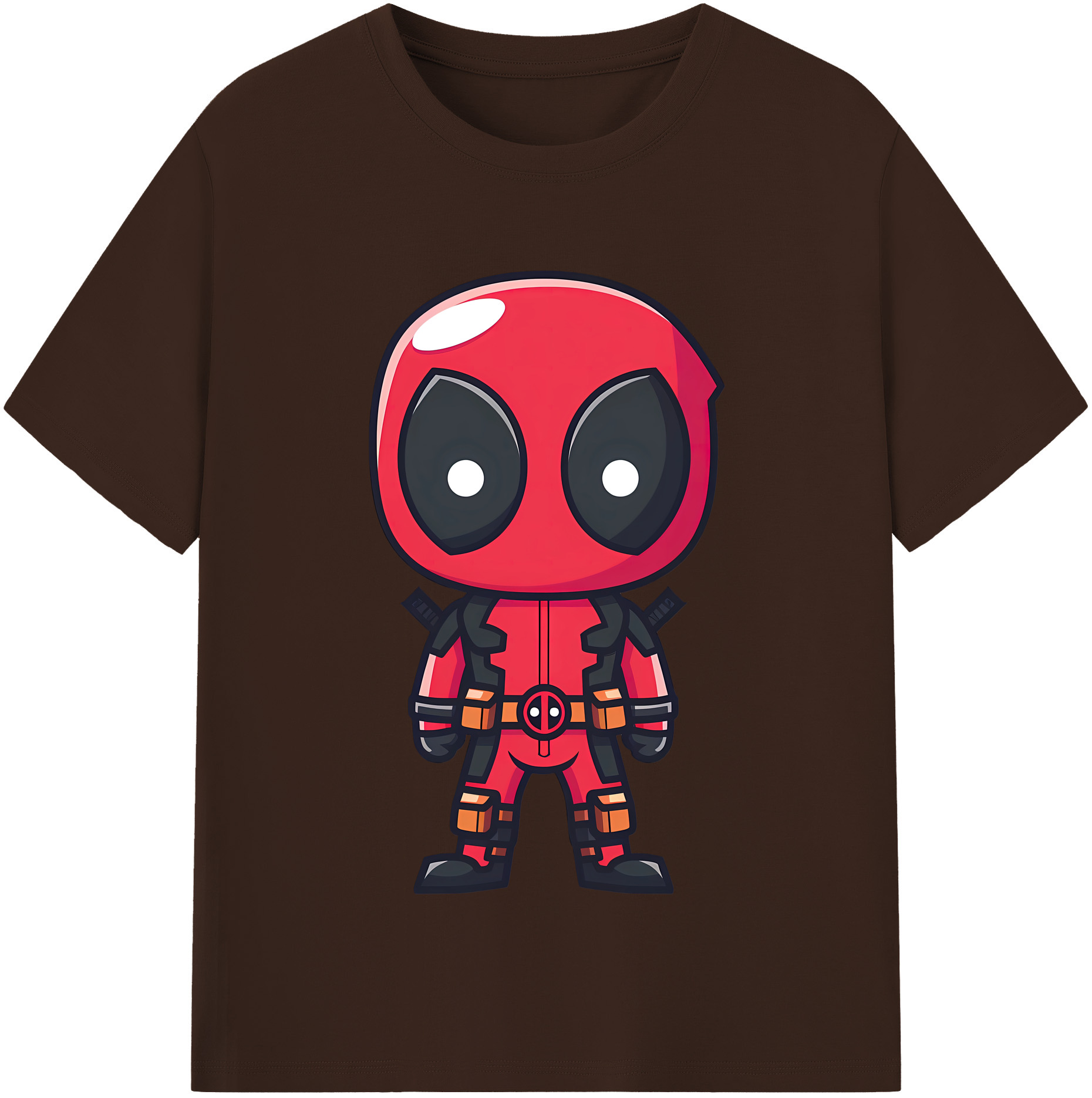 （画像用） Deadpool デッドプール 綿100％半袖Tシャツ（フロントプリント）