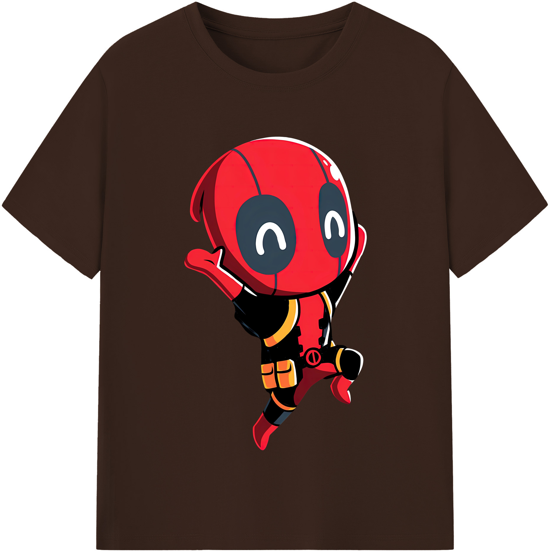 （画像用） Deadpool デッドプール 綿100％半袖Tシャツ（フロントプリント）
