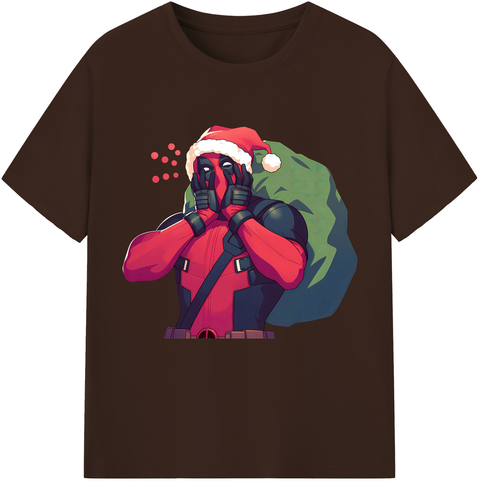 （画像用） Deadpool デッドプール 綿100％半袖Tシャツ（フロントプリント）