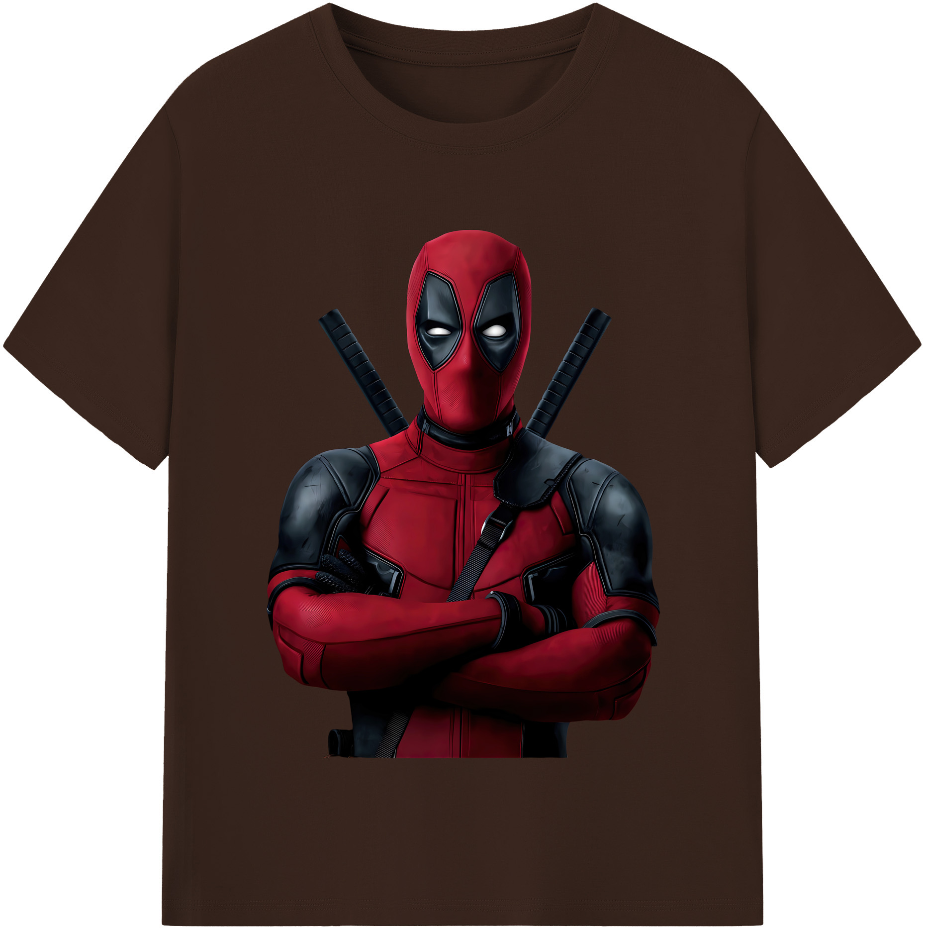 （画像用） Deadpool デッドプール 綿100％半袖Tシャツ（フロントプリント）