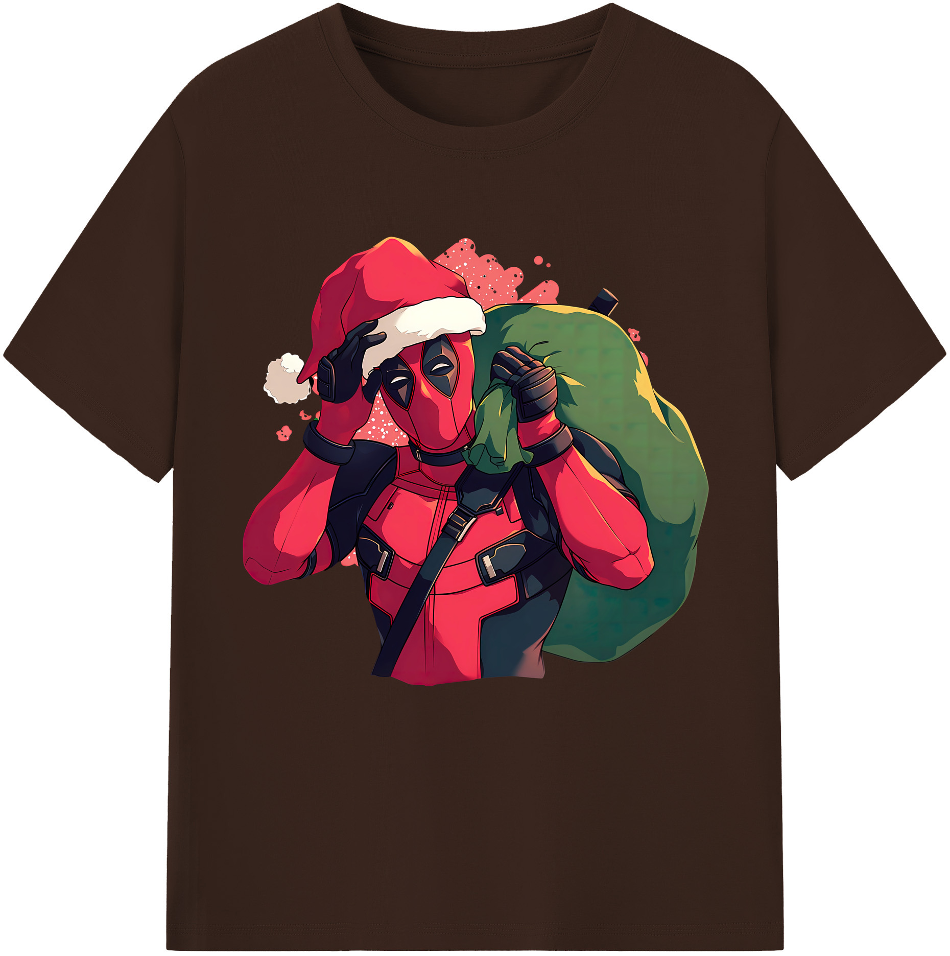 （画像用） Deadpool デッドプール 綿100％半袖Tシャツ（フロントプリント）