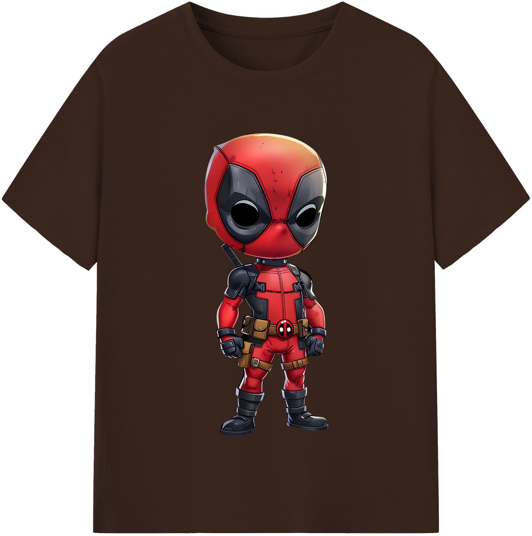 （画像用） Deadpool デッドプール 綿100％半袖Tシャツ（フロントプリント）