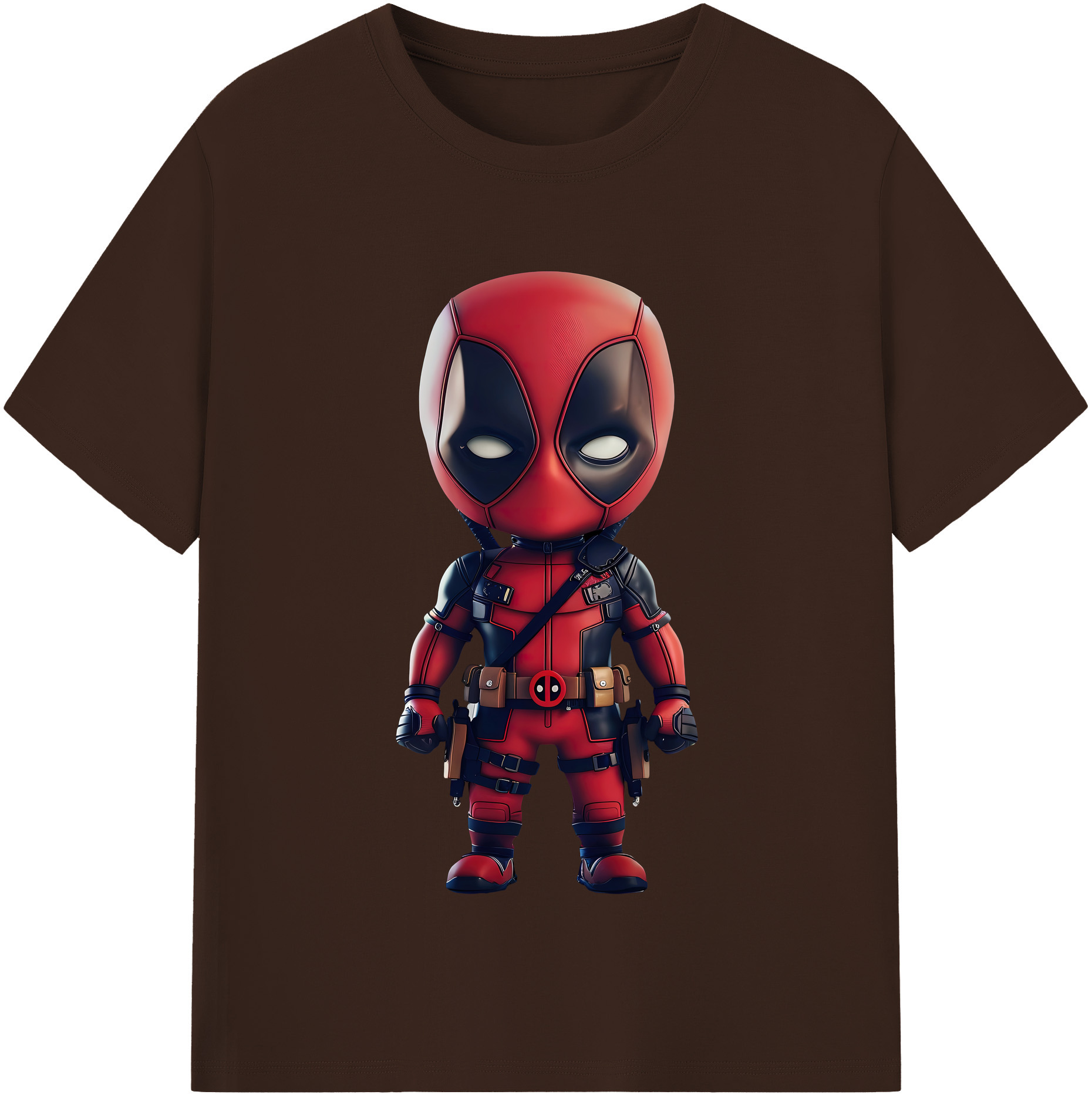 （画像用） Deadpool デッドプール 綿100％半袖Tシャツ（フロントプリント）
