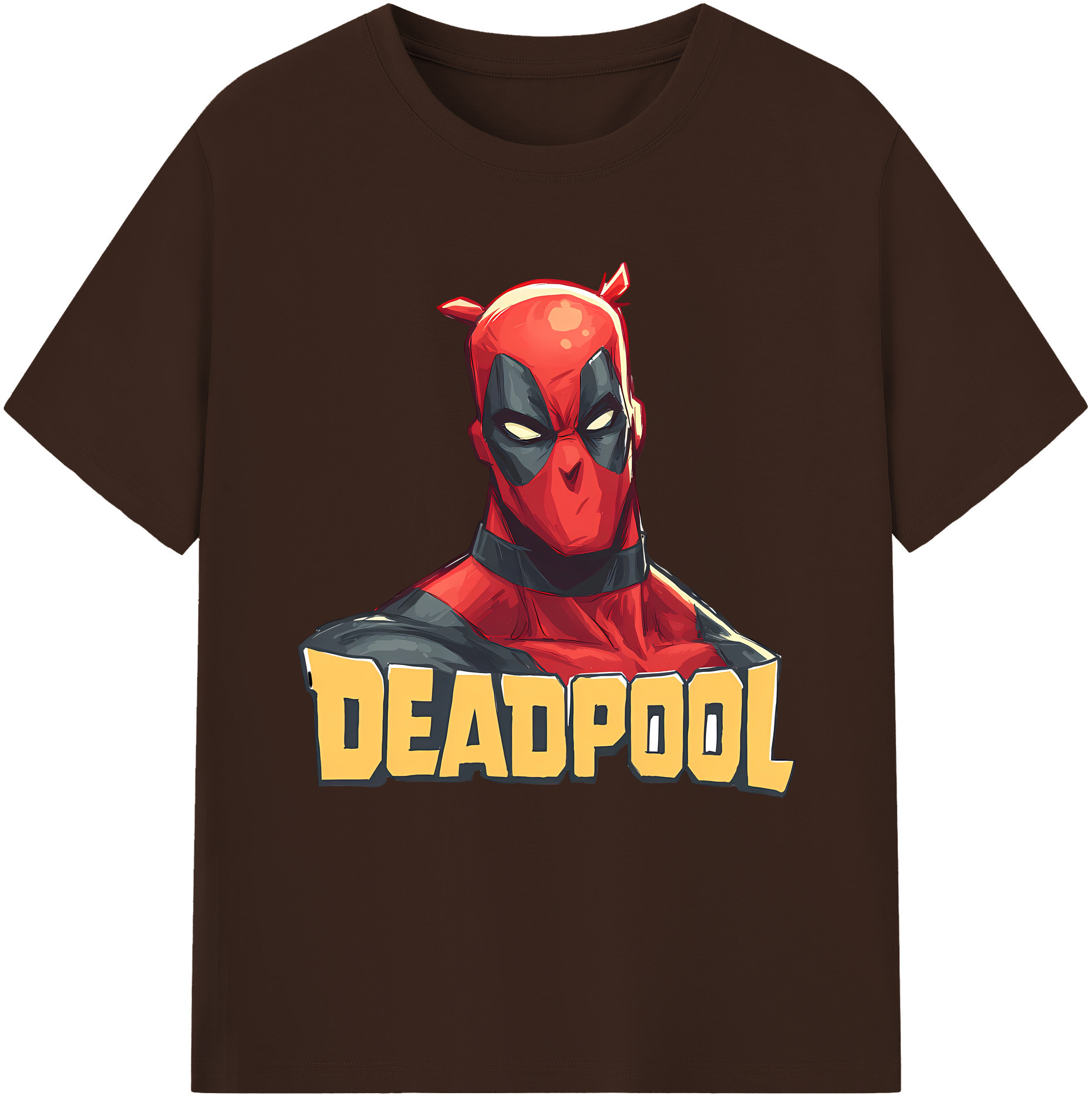 （画像用） Deadpool デッドプール 綿100％半袖Tシャツ（フロントプリント）