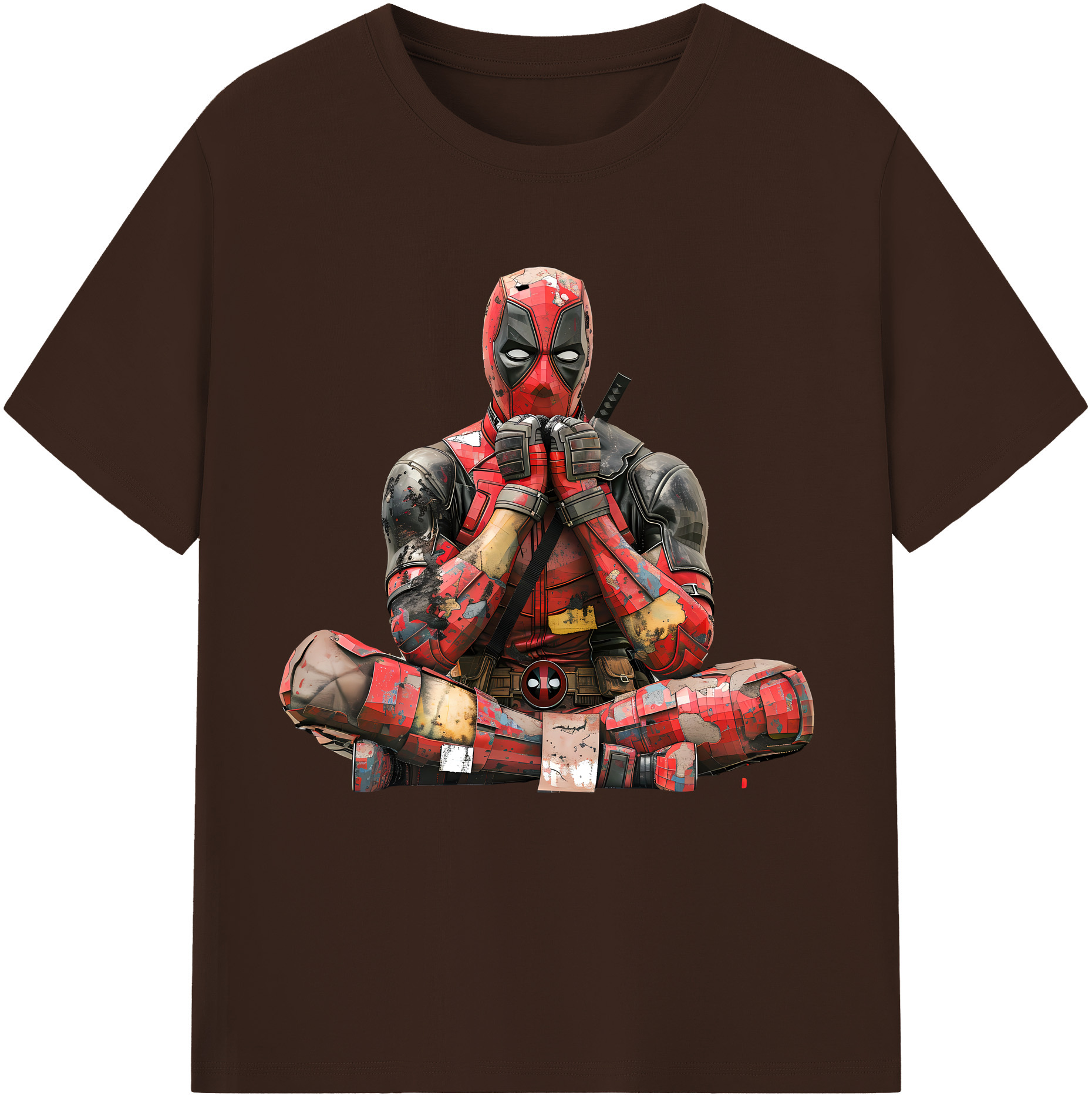 （画像用） Deadpool デッドプール 綿100％半袖Tシャツ（フロントプリント）