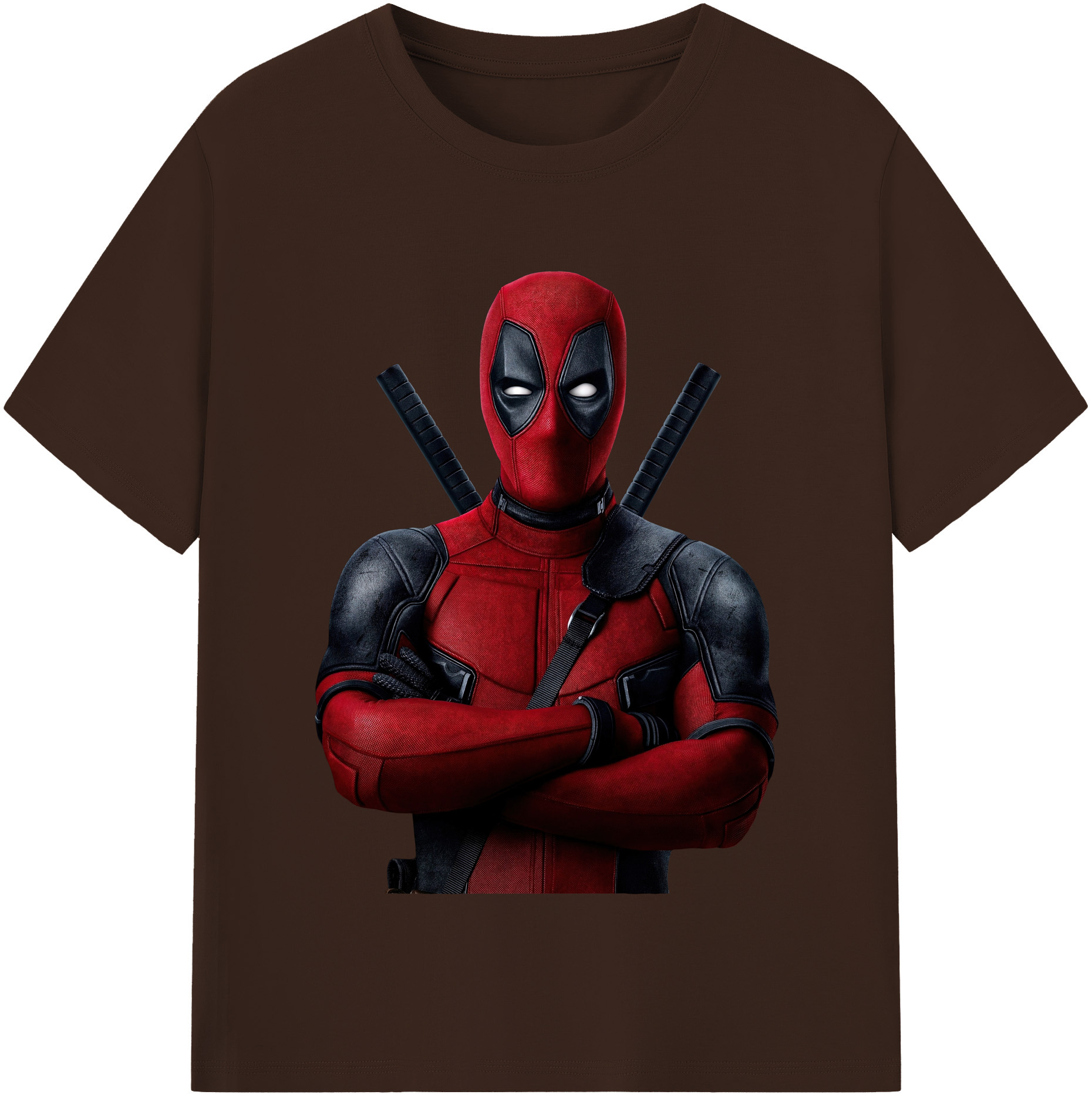 （画像用） Deadpool デッドプール 綿100％半袖Tシャツ（フロントプリント）