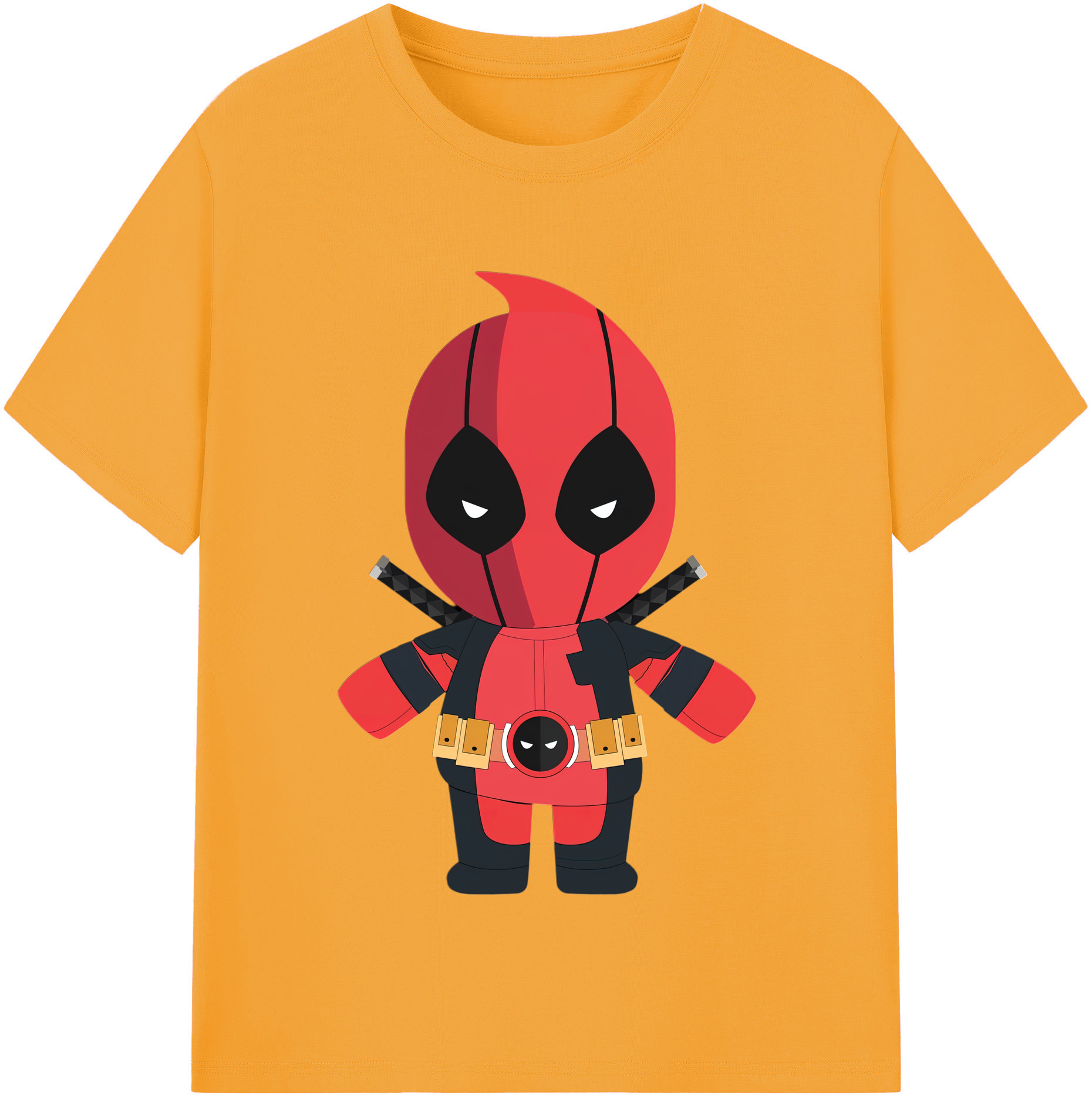 （画像用） Deadpool デッドプール 綿100％半袖Tシャツ（フロントプリント）
