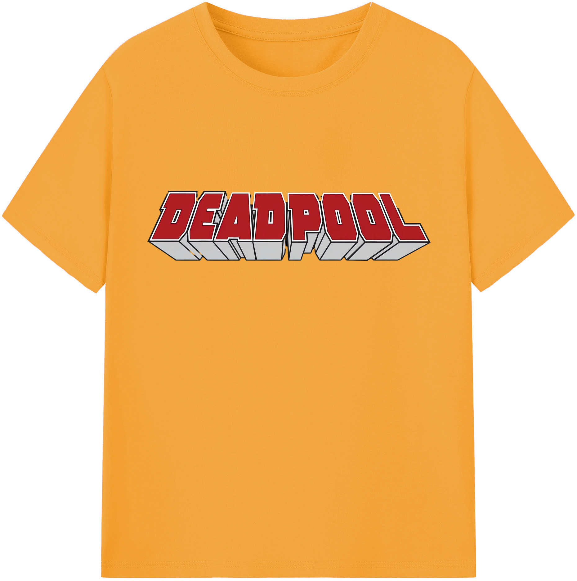 （画像用） Deadpool デッドプール 綿100％半袖Tシャツ（フロントプリント）