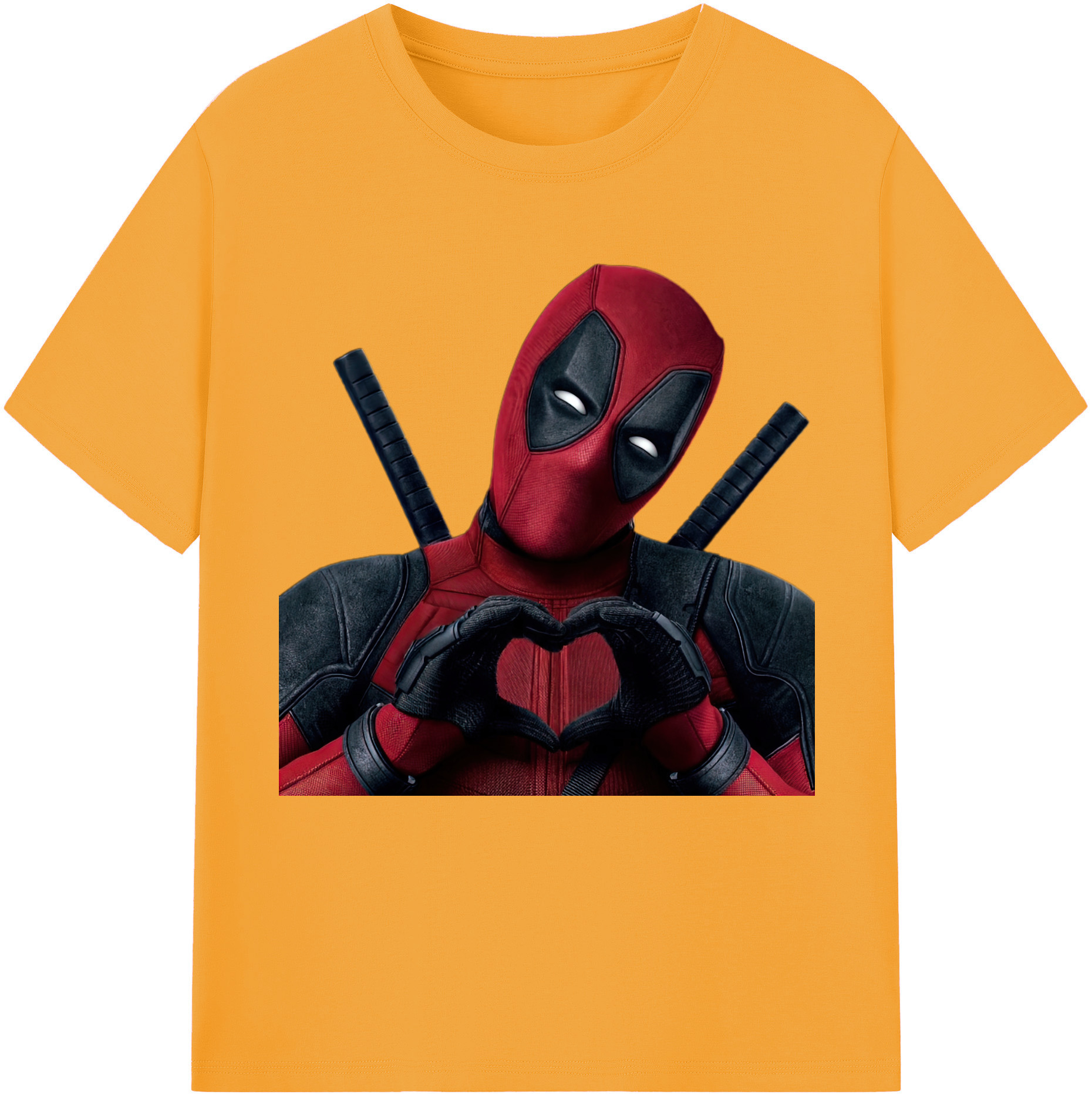 （画像用） Deadpool デッドプール 綿100％半袖Tシャツ（フロントプリント）