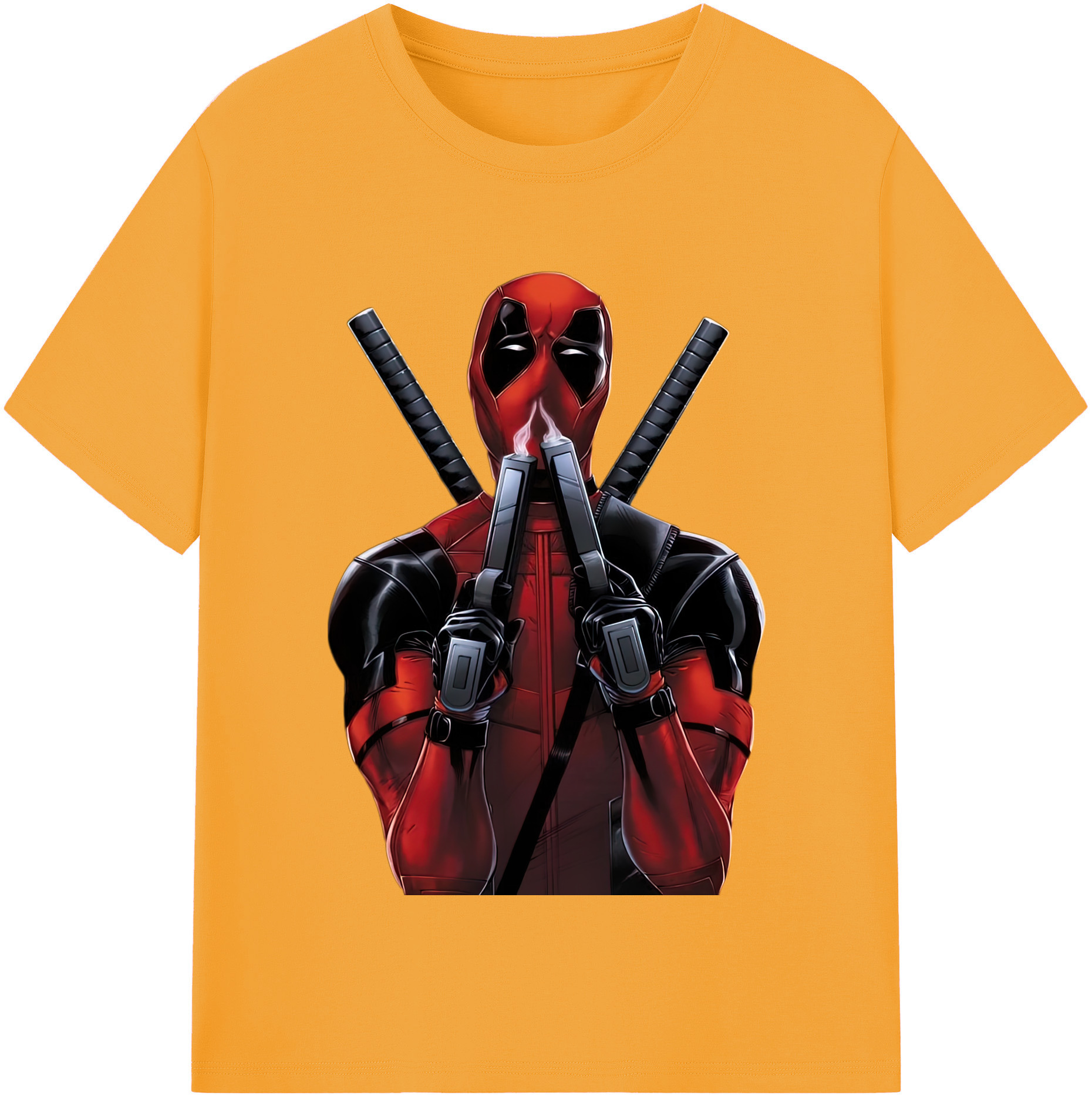 （画像用） Deadpool デッドプール 綿100％半袖Tシャツ（フロントプリント）