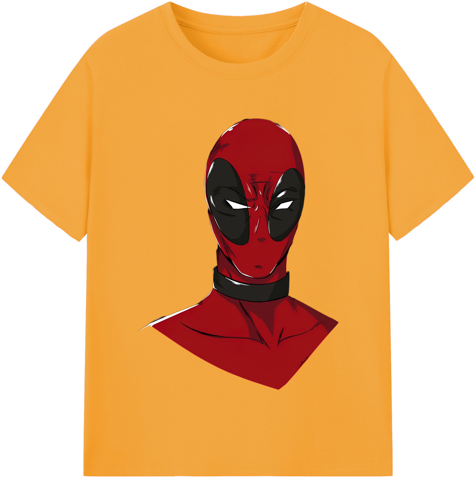 （画像用） Deadpool デッドプール 綿100％半袖Tシャツ（フロントプリント）
