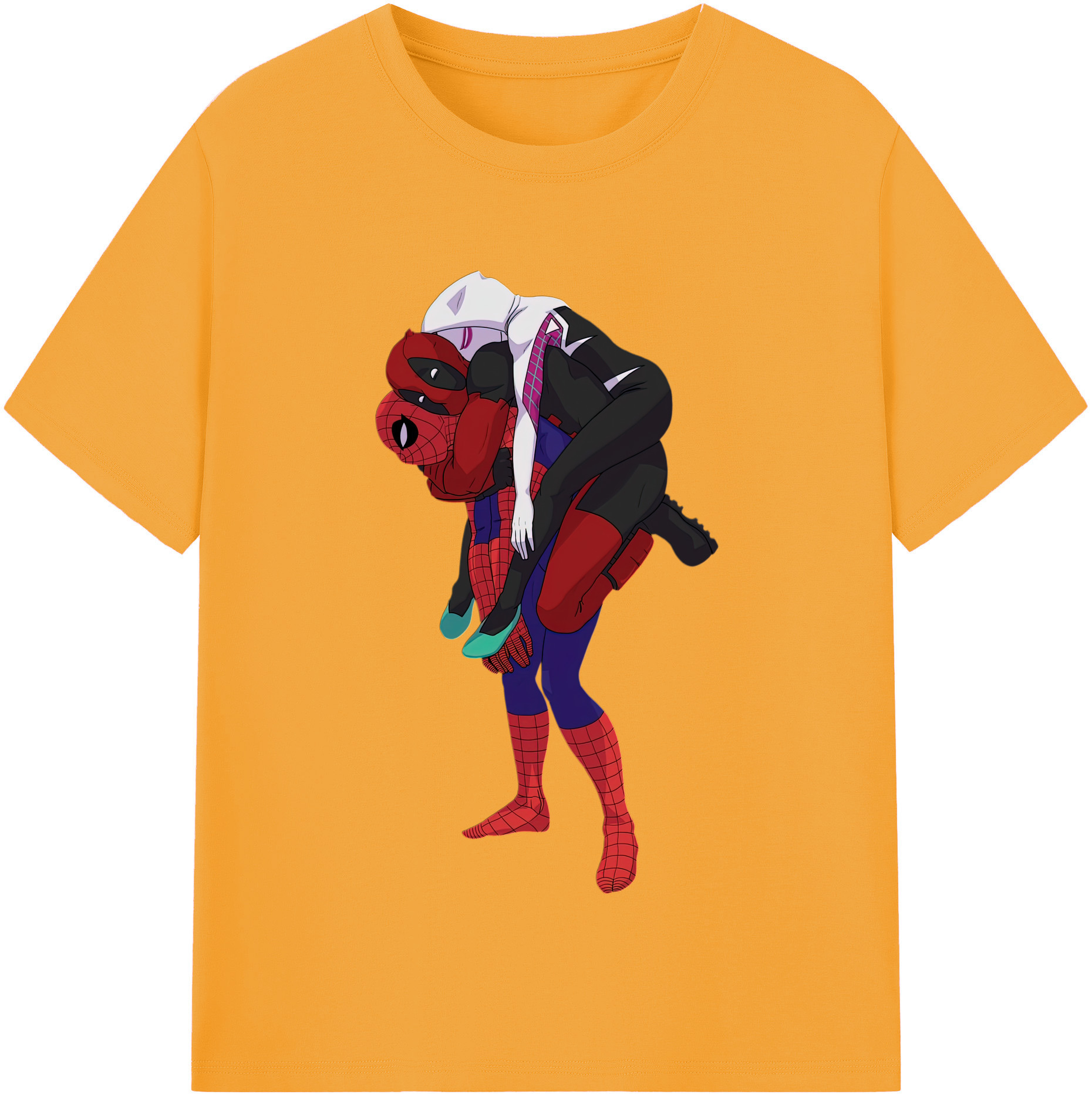 （画像用） Deadpool デッドプール 綿100％半袖Tシャツ（フロントプリント）