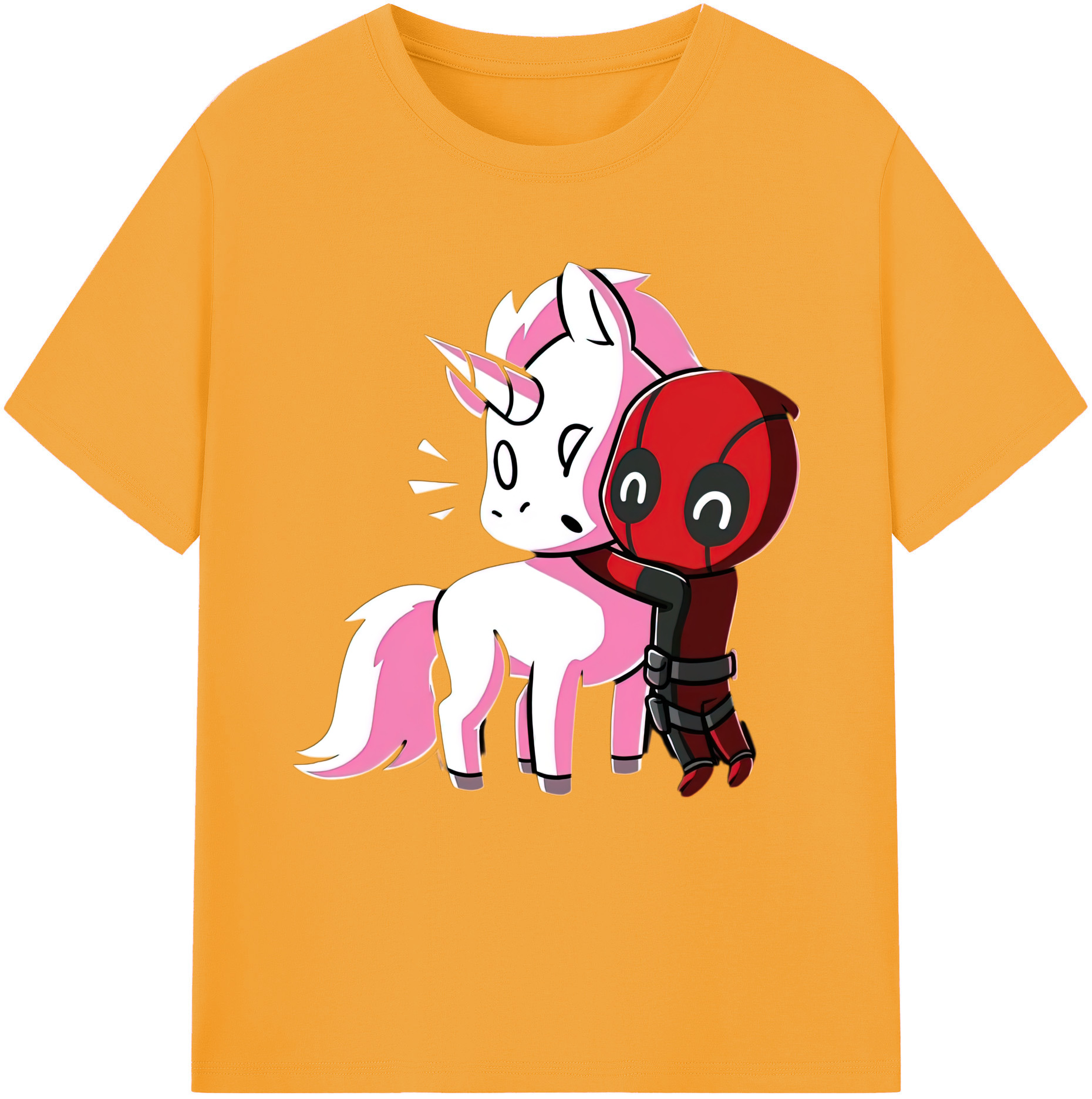 （画像用） Deadpool デッドプール 綿100％半袖Tシャツ（フロントプリント）