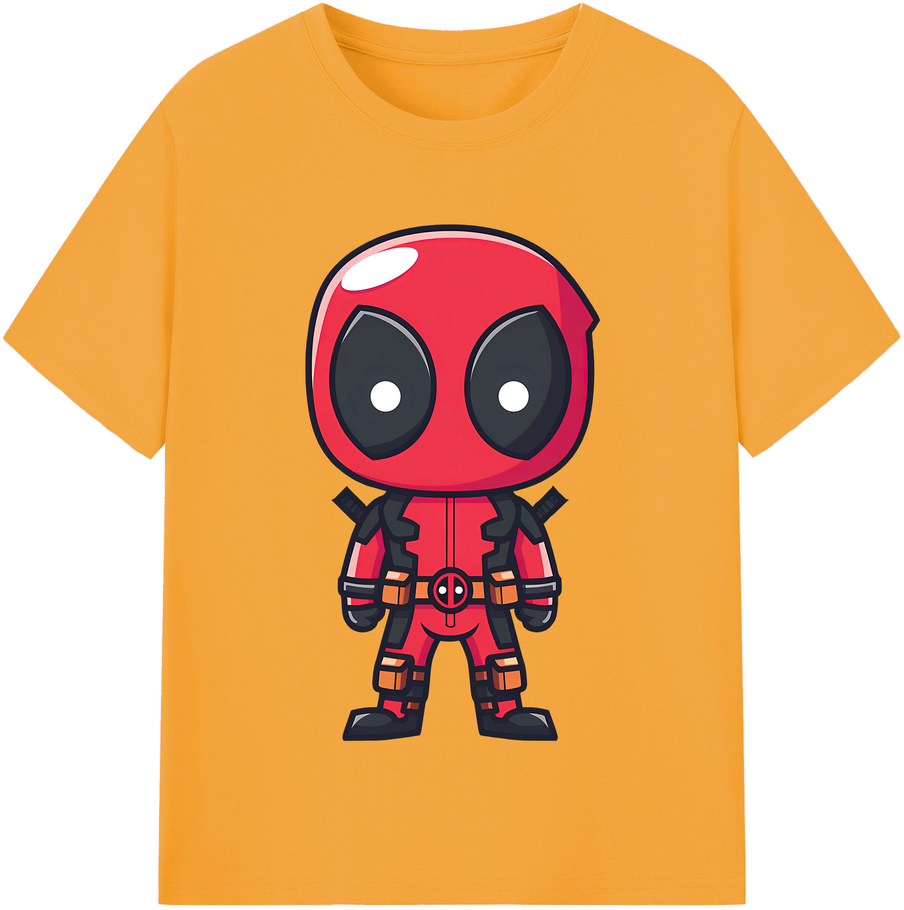 （画像用） Deadpool デッドプール 綿100％半袖Tシャツ（フロントプリント）