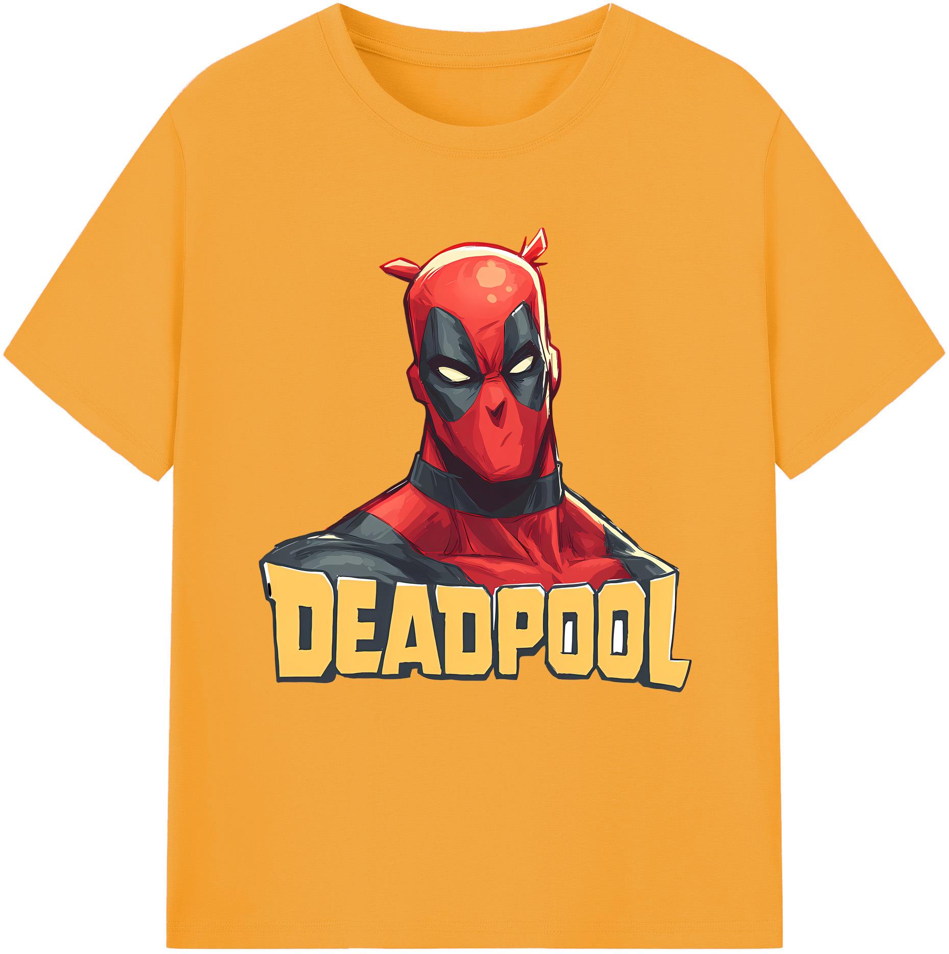 （画像用） Deadpool デッドプール 綿100％半袖Tシャツ（フロントプリント）
