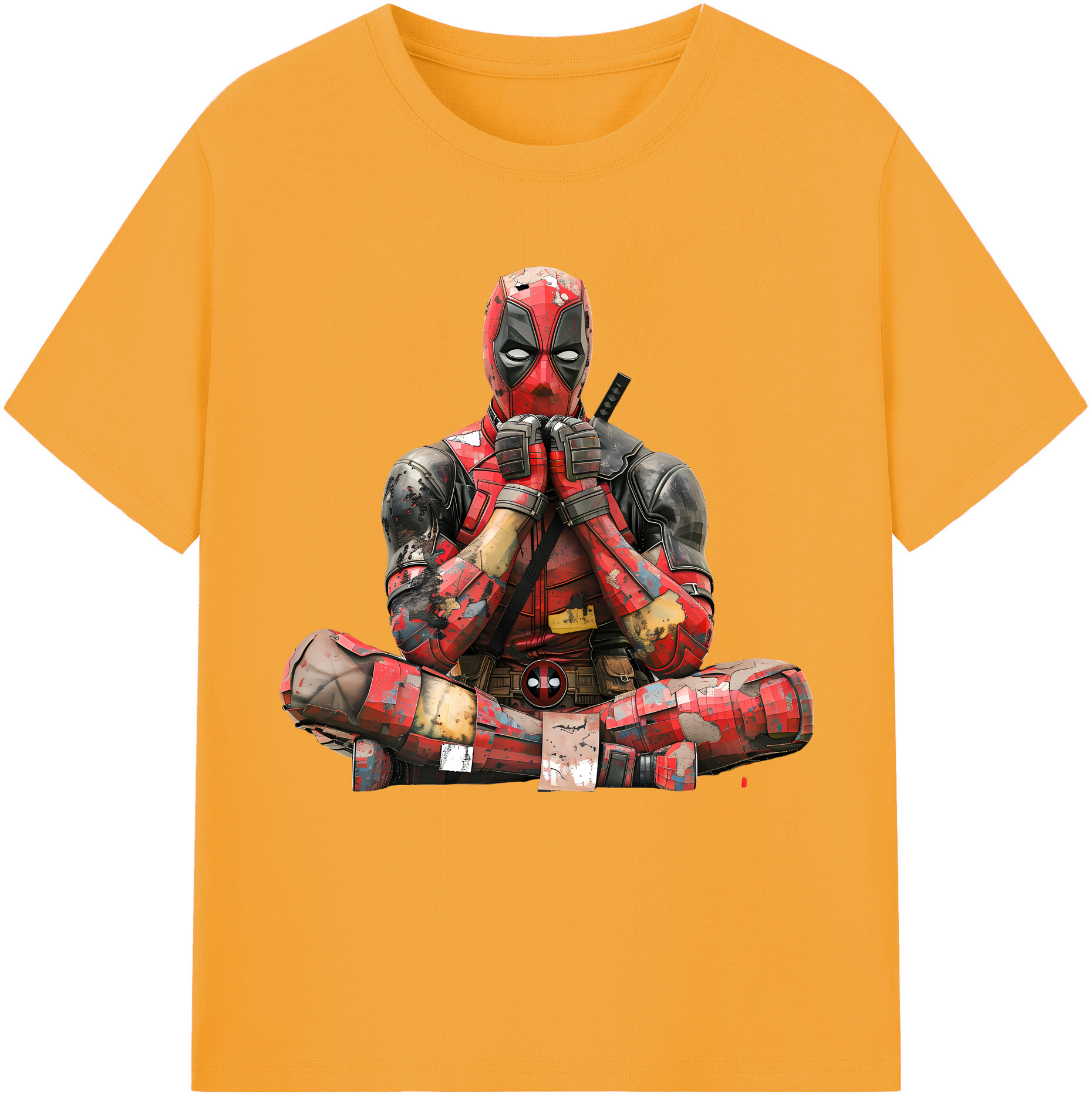 （画像用） Deadpool デッドプール 綿100％半袖Tシャツ（フロントプリント）
