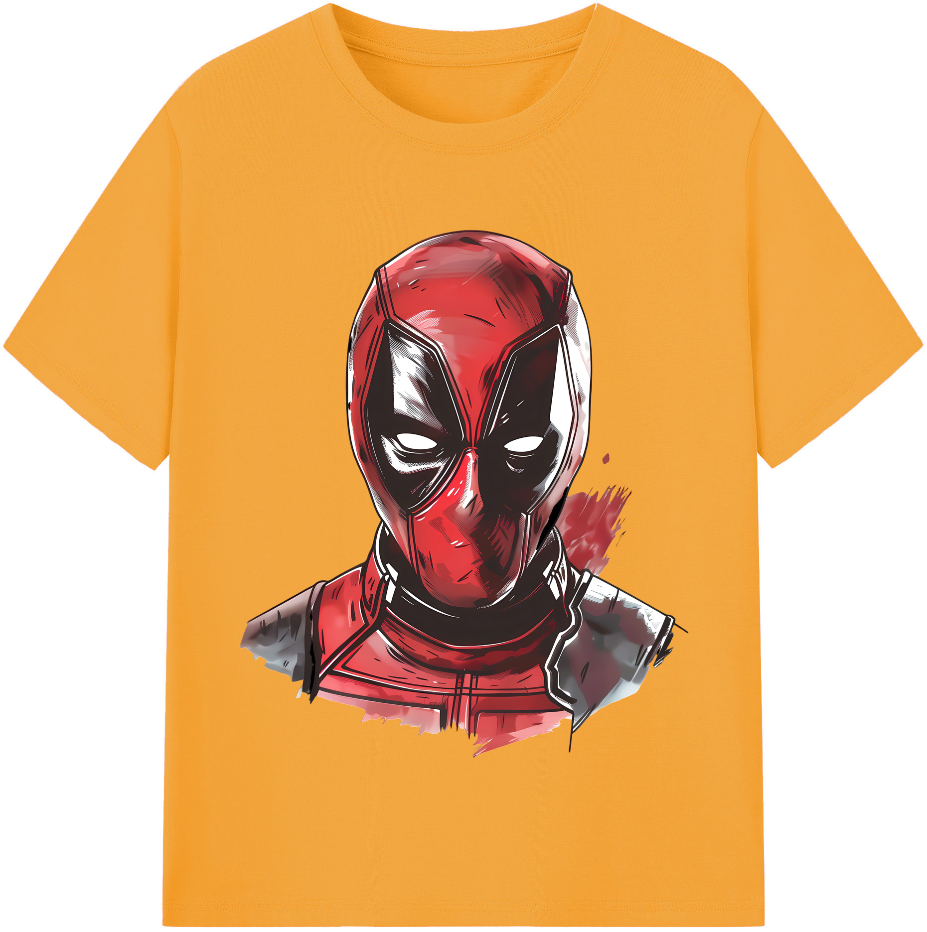 （画像用） Deadpool デッドプール 綿100％半袖Tシャツ（フロントプリント）
