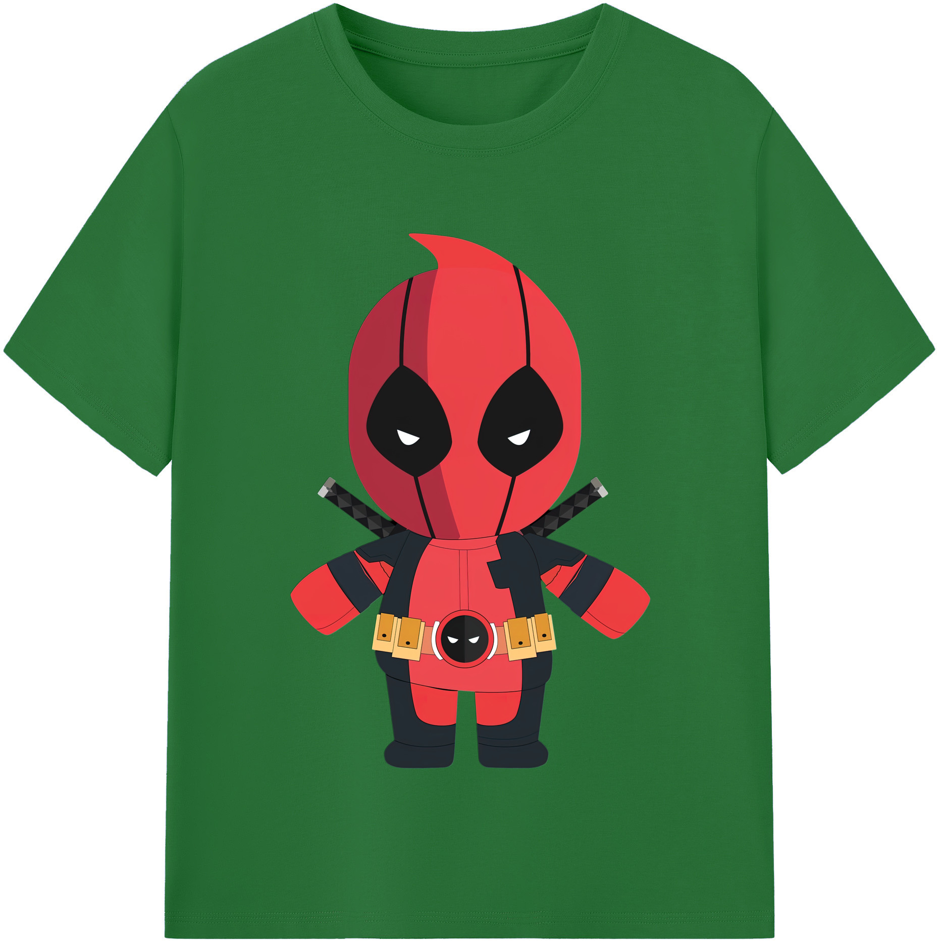 （画像用） Deadpool デッドプール 綿100％半袖Tシャツ（フロントプリント）