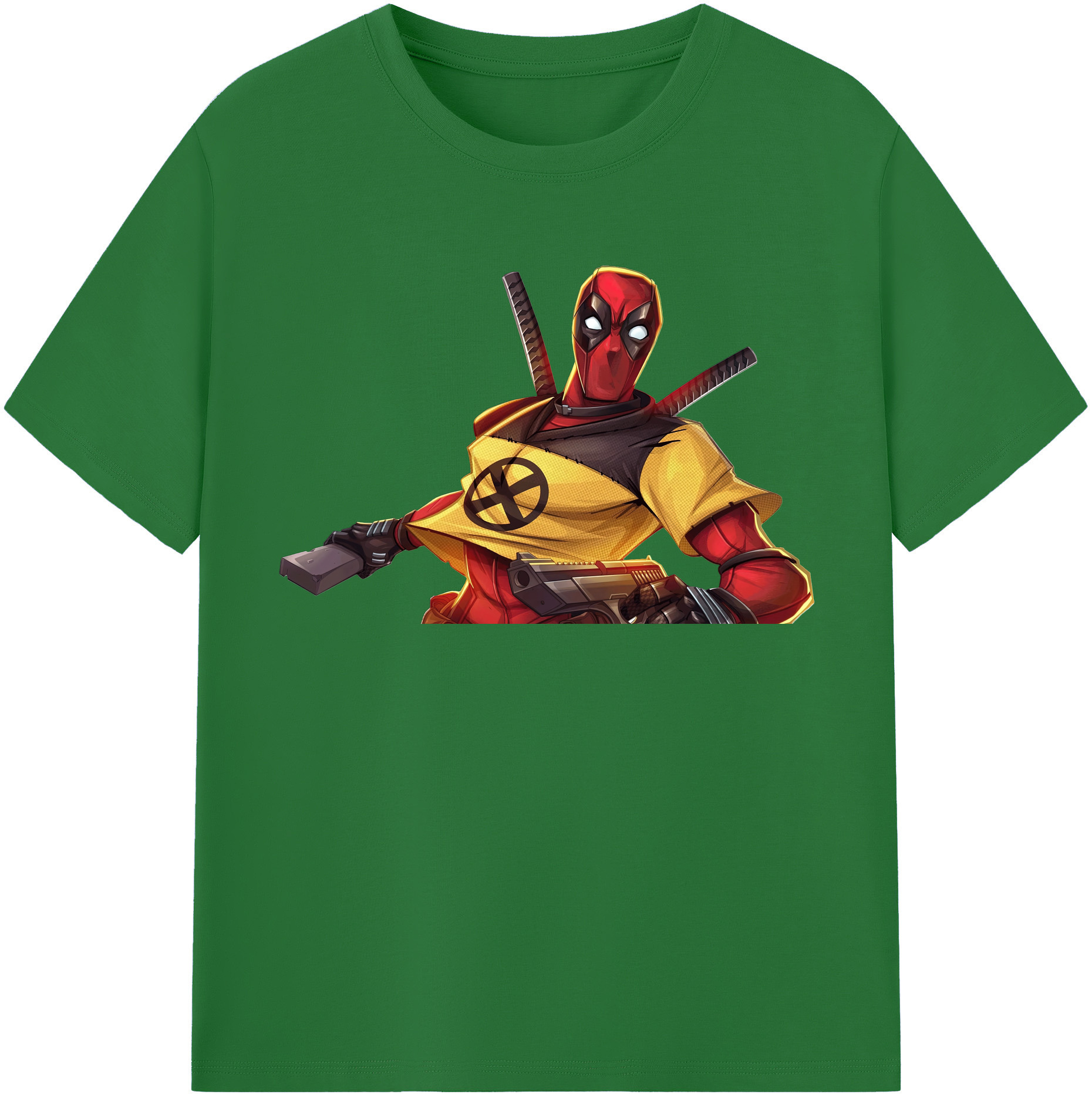 （画像用） Deadpool デッドプール 綿100％半袖Tシャツ（フロントプリント）
