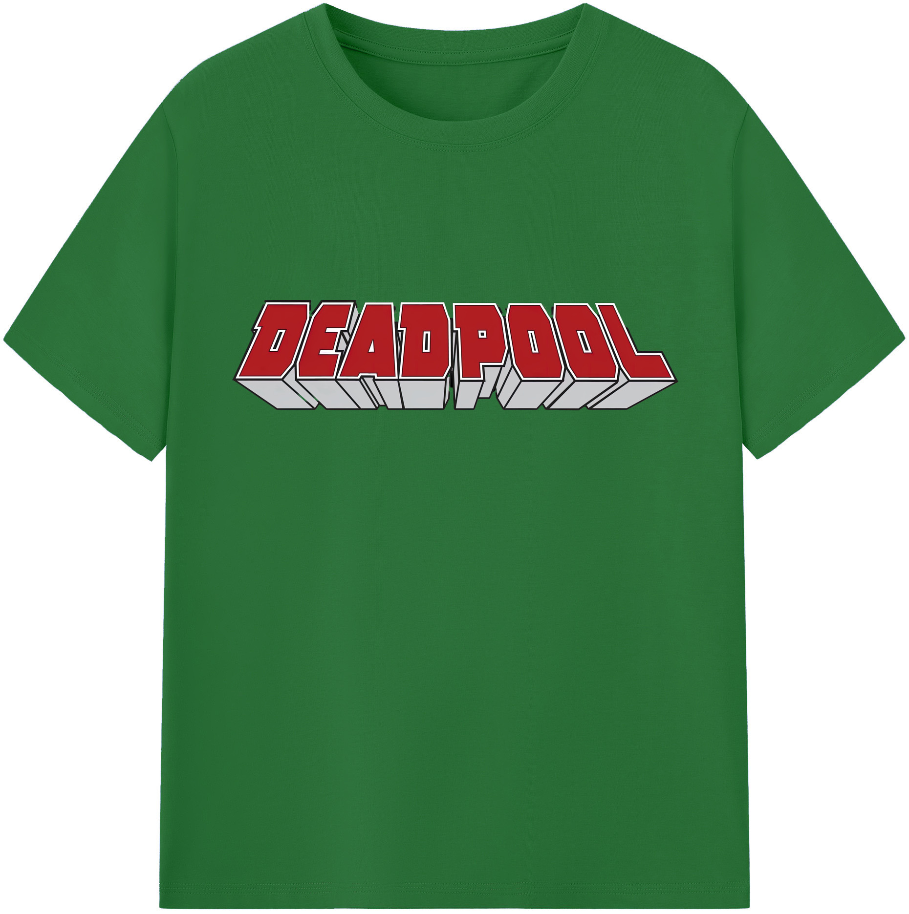 （画像用） Deadpool デッドプール 綿100％半袖Tシャツ（フロントプリント）