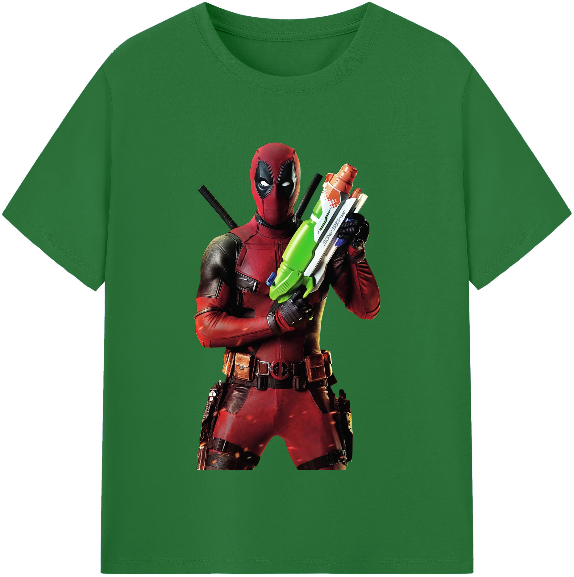 （画像用） Deadpool デッドプール 綿100％半袖Tシャツ（フロントプリント）