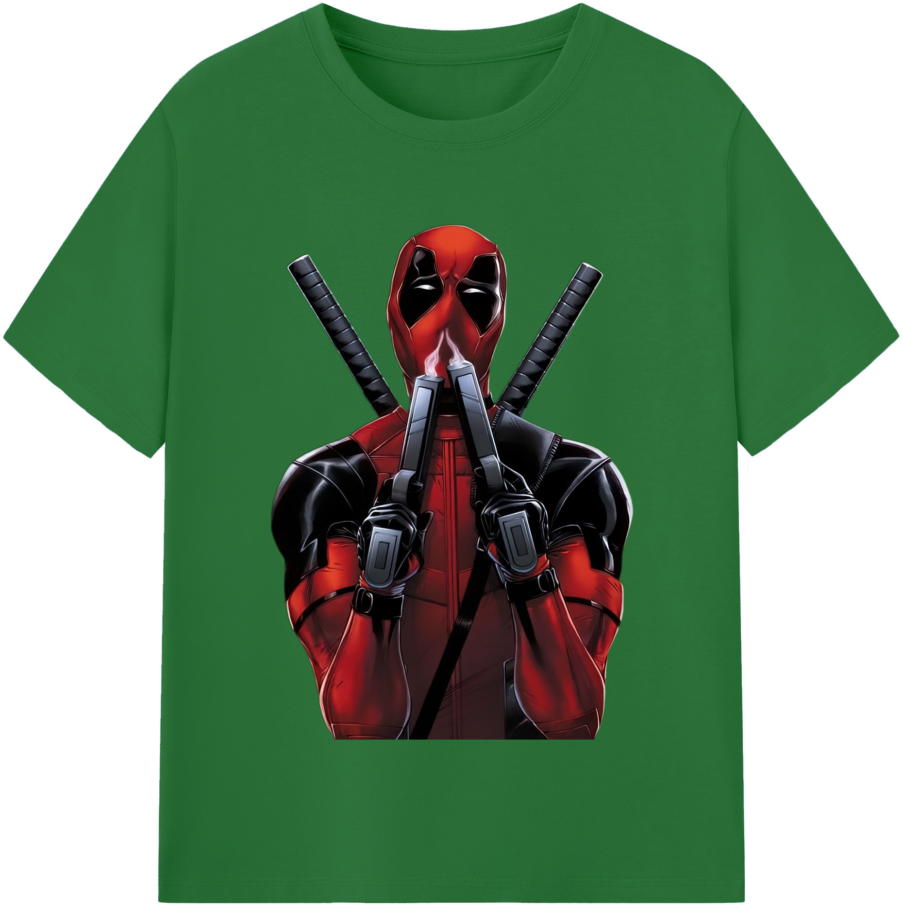（画像用） Deadpool デッドプール 綿100％半袖Tシャツ（フロントプリント）