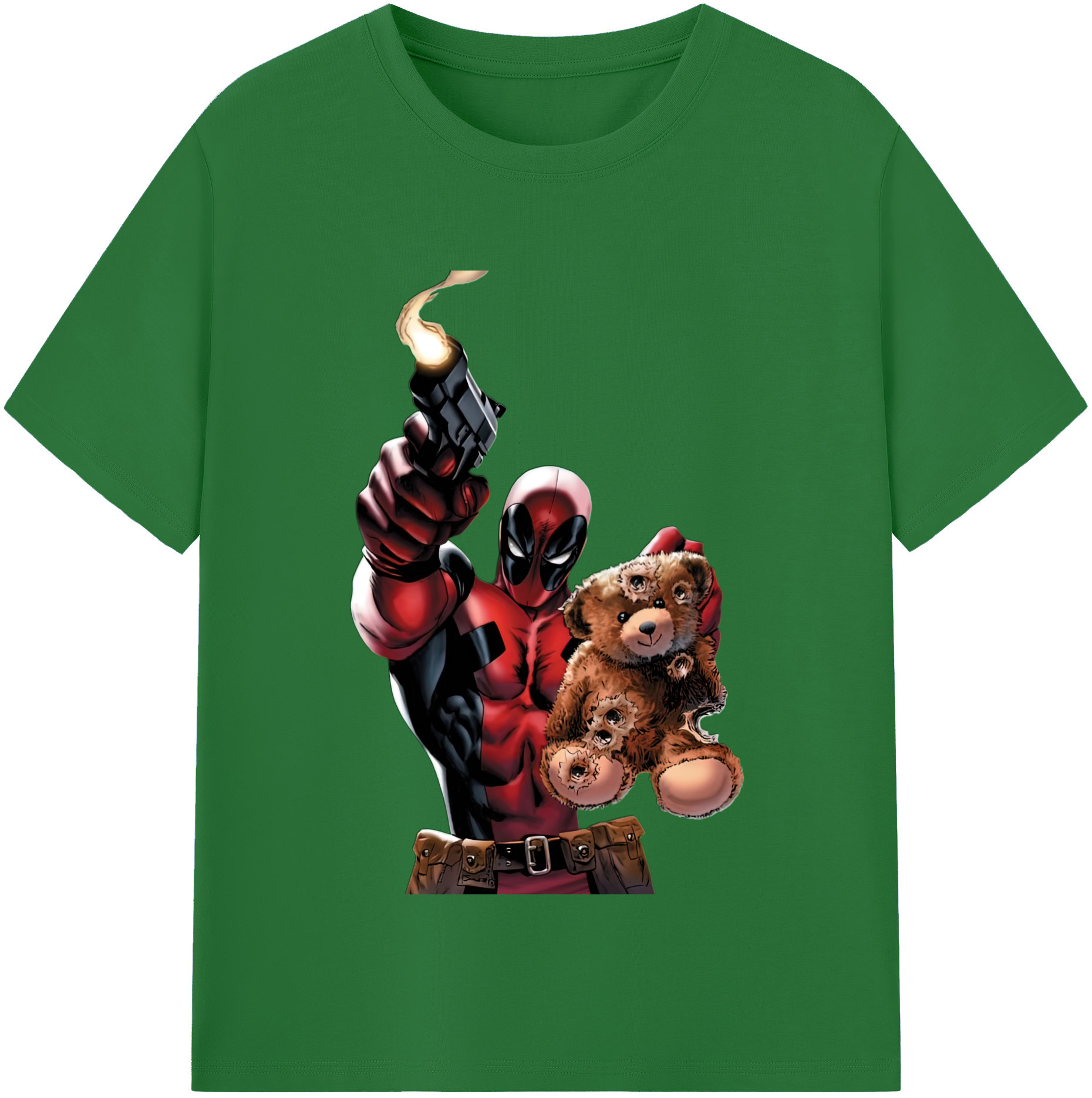 （画像用） Deadpool デッドプール 綿100％半袖Tシャツ（フロントプリント）