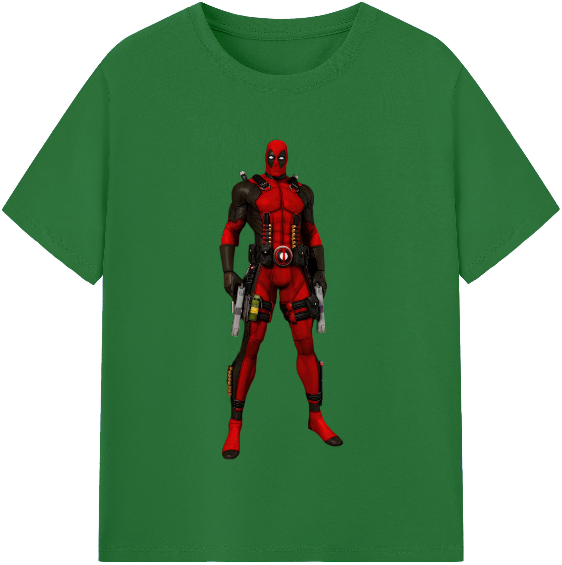 （画像用） Deadpool デッドプール 綿100％半袖Tシャツ（フロントプリント）
