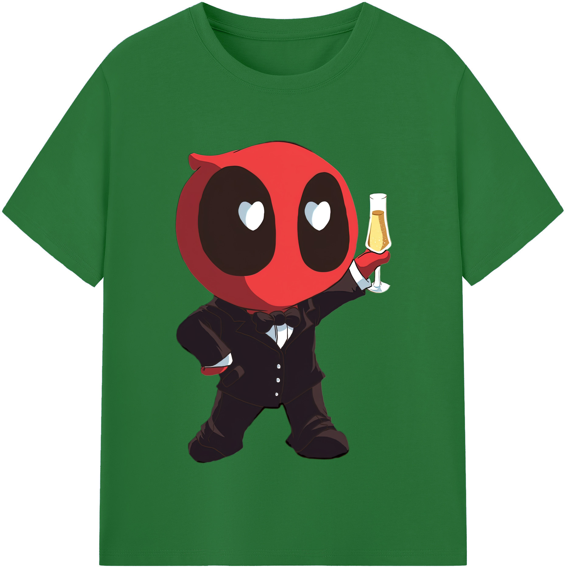 （画像用） Deadpool デッドプール 綿100％半袖Tシャツ（フロントプリント）