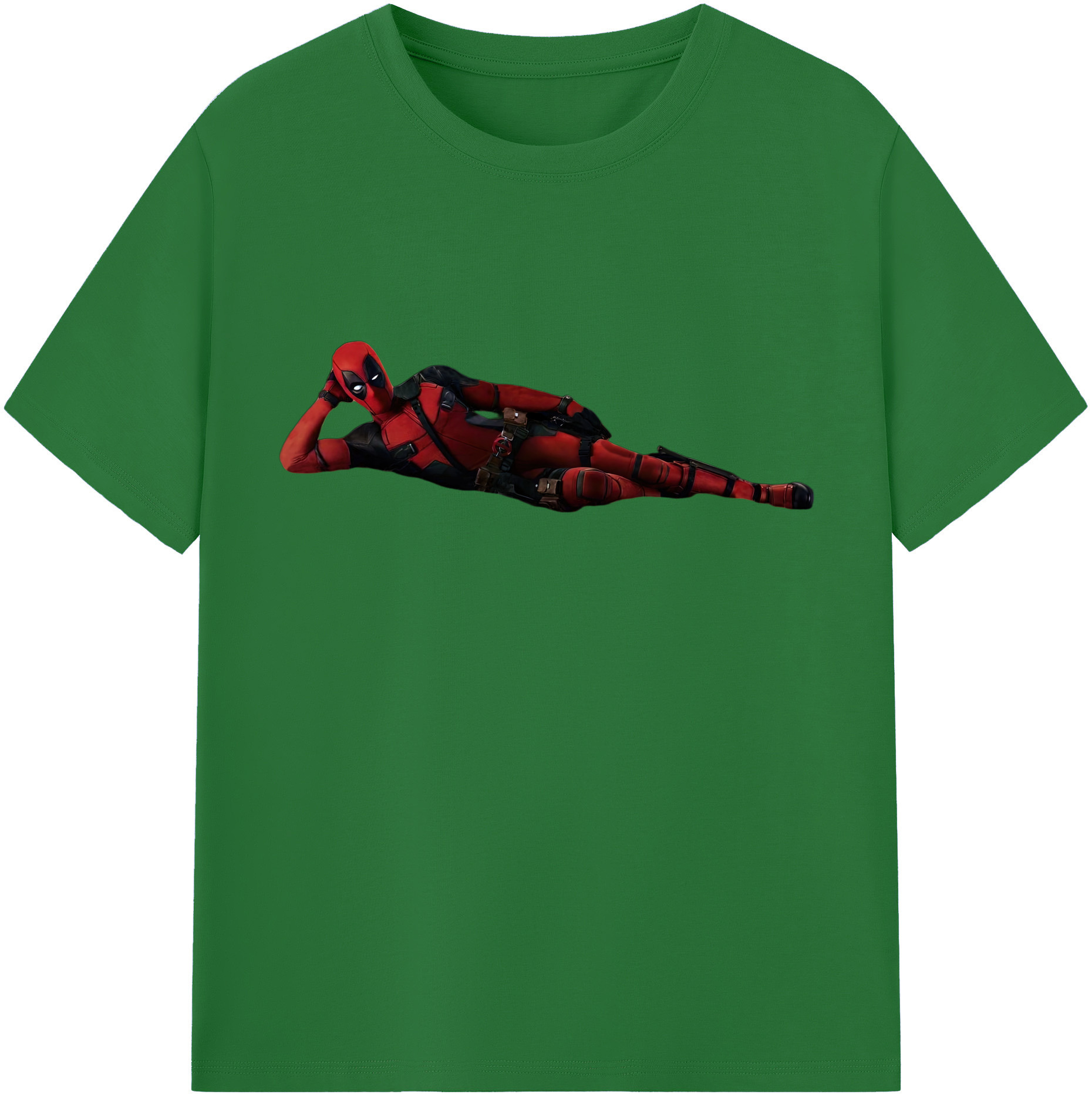 （画像用） Deadpool デッドプール 綿100％半袖Tシャツ（フロントプリント）