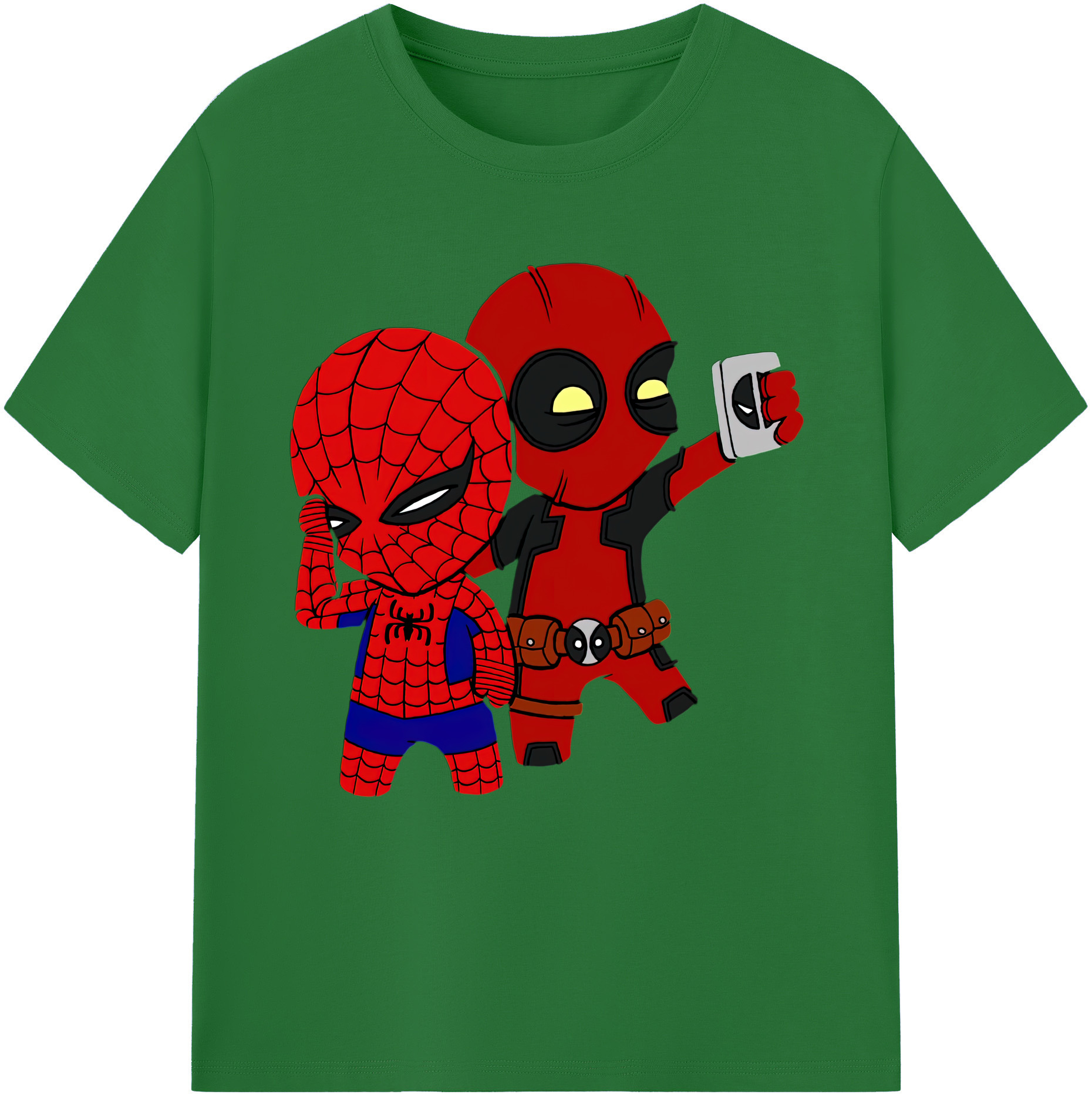 （画像用） Deadpool デッドプール 綿100％半袖Tシャツ（フロントプリント）