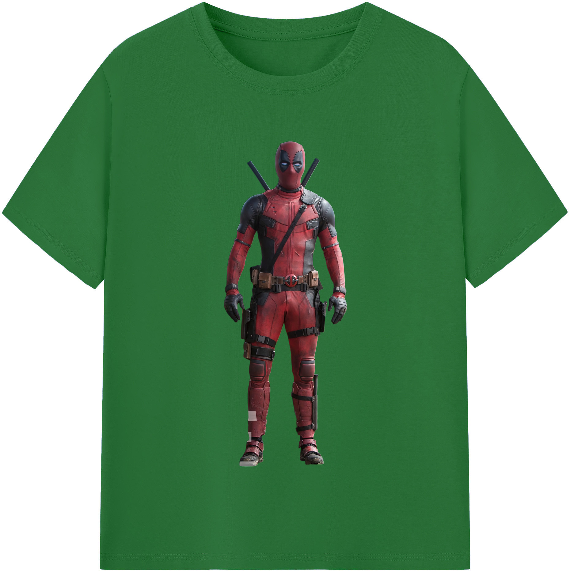 （画像用） Deadpool デッドプール 綿100％半袖Tシャツ（フロントプリント）
