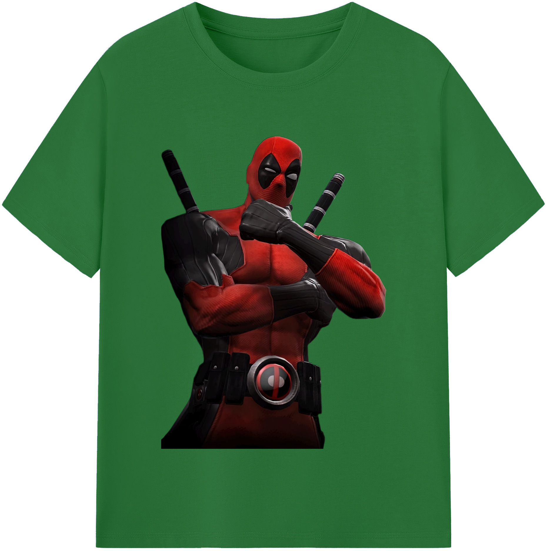 （画像用） Deadpool デッドプール 綿100％半袖Tシャツ（フロントプリント）